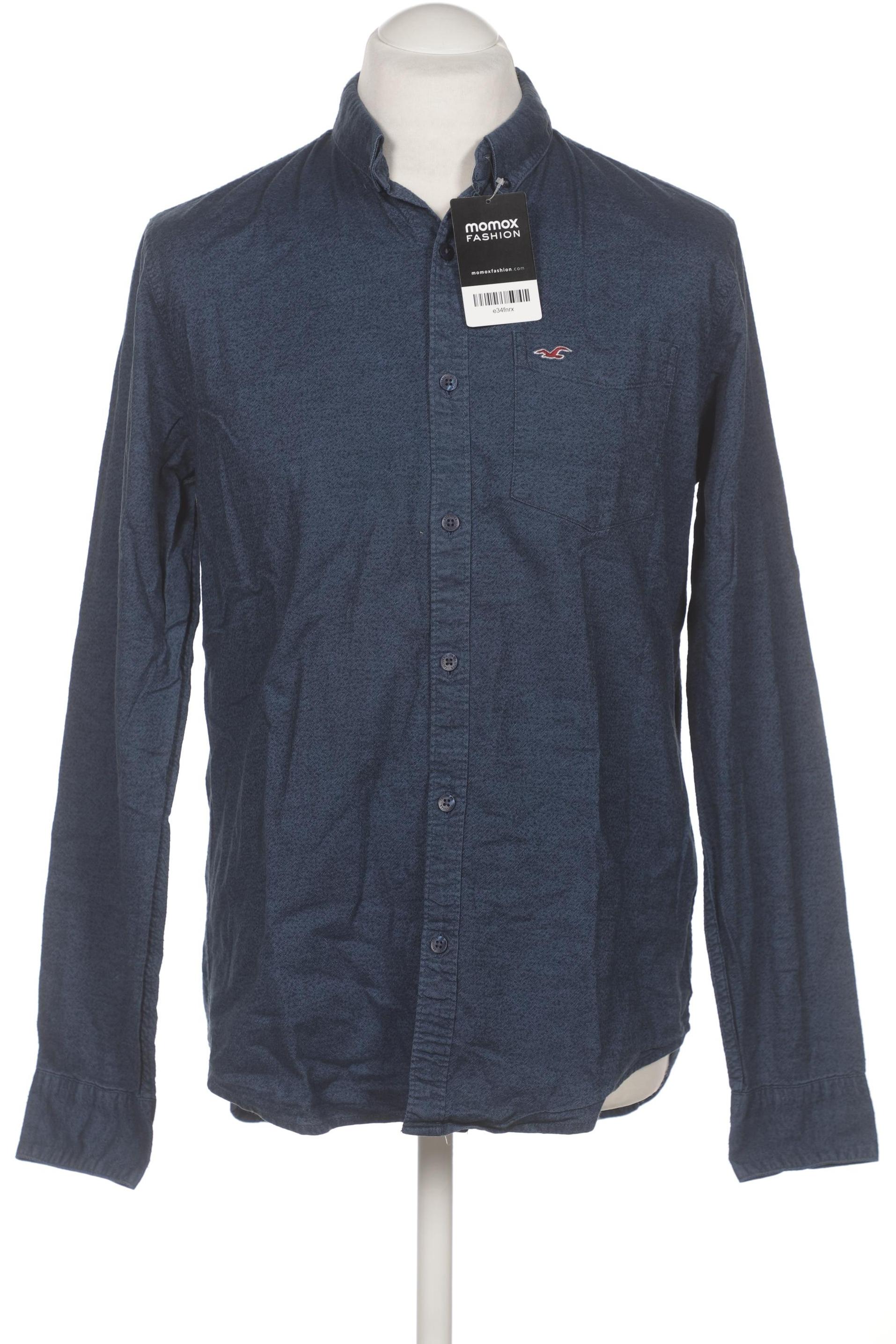 

Hollister Herren Hemd, marineblau, Gr. 48