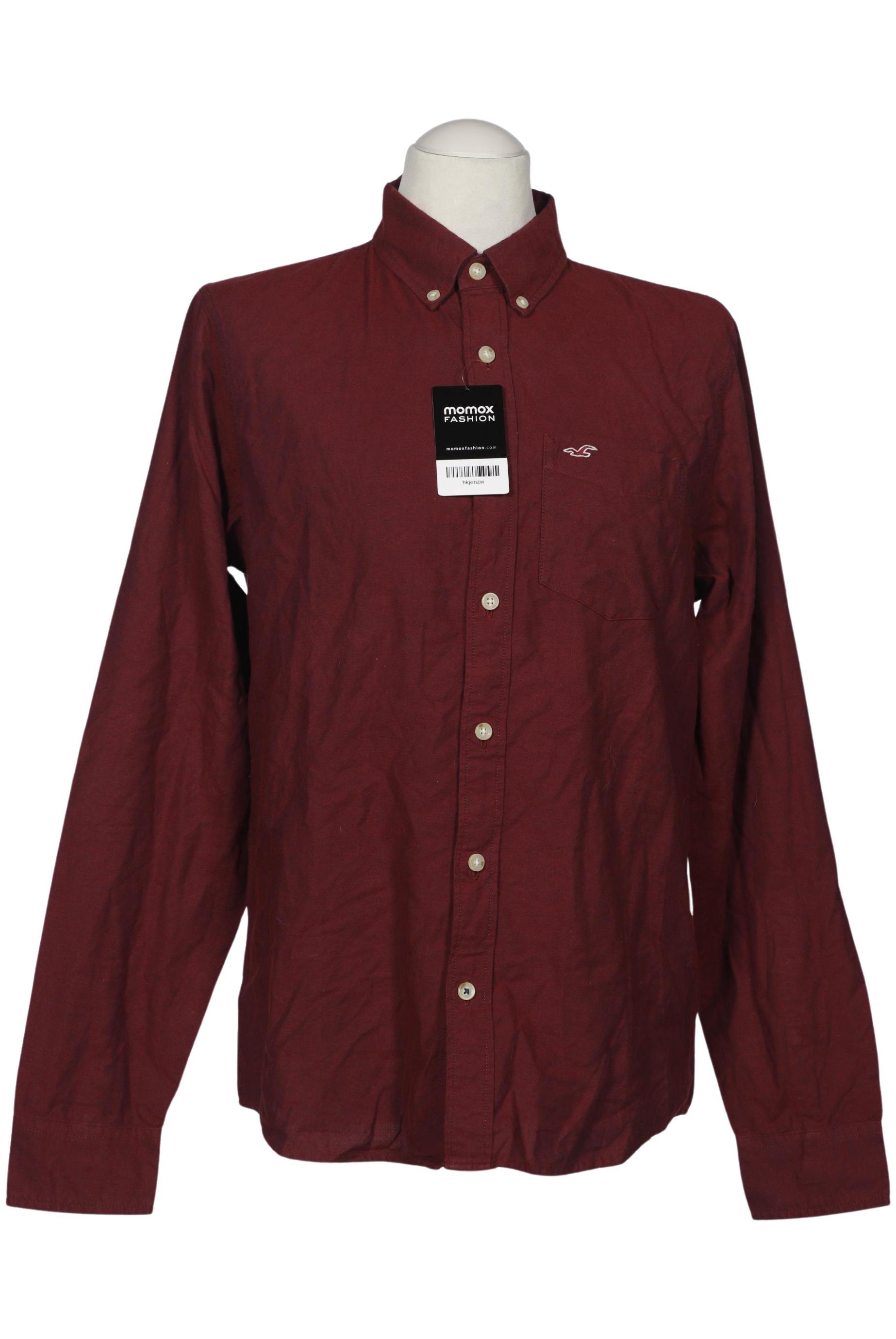 

Hollister Herren Hemd, bordeaux, Gr. 52