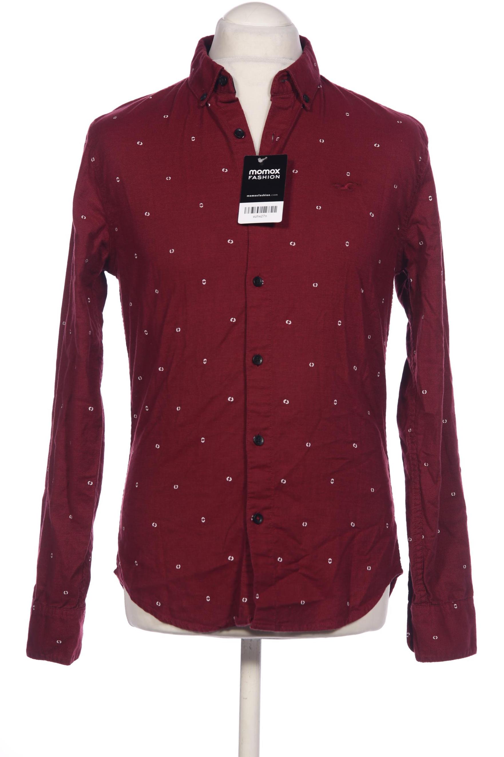 

Hollister Herren Hemd, bordeaux, Gr. 46