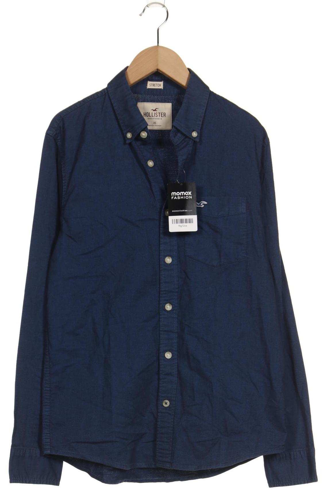 

Hollister Herren Hemd, marineblau, Gr. 44