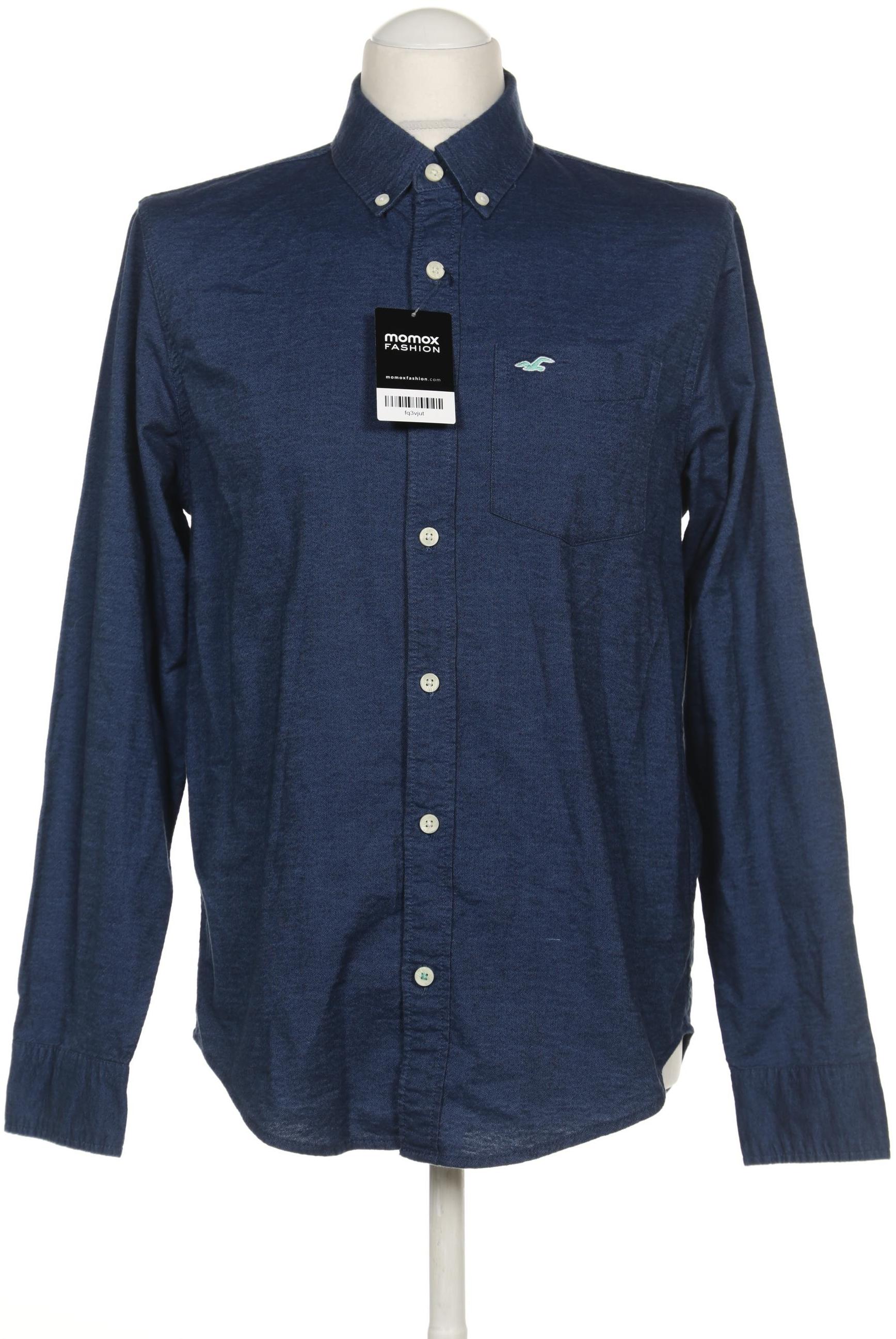 

Hollister Herren Hemd, blau