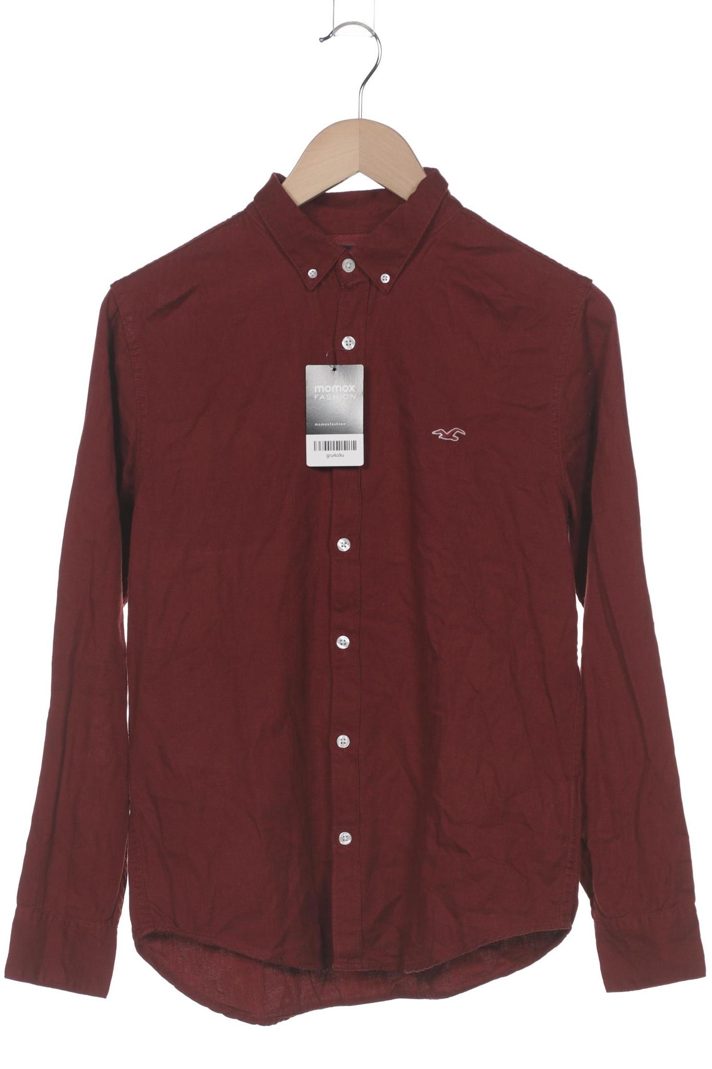 

Hollister Herren Hemd, bordeaux, Gr. 44