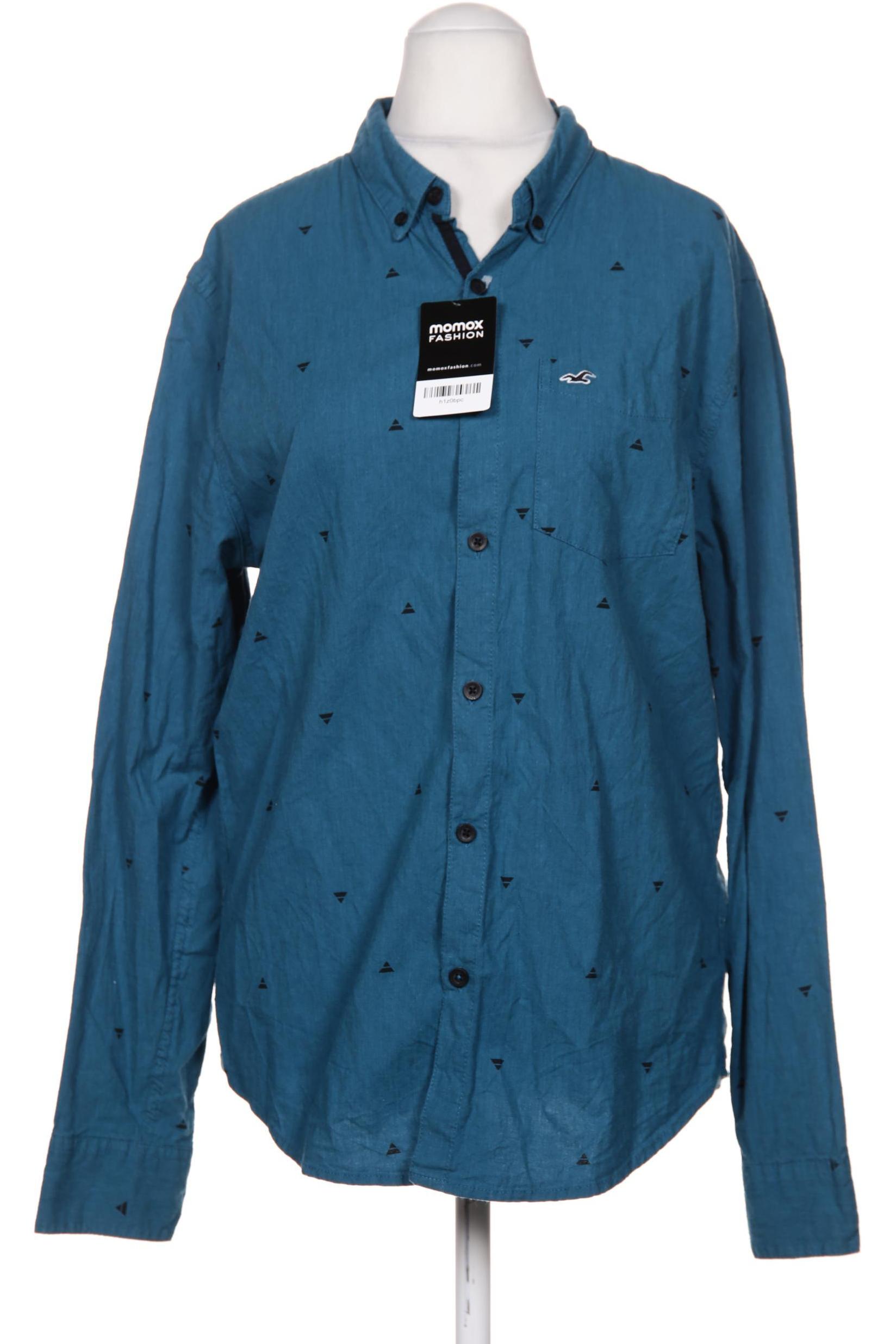 

Hollister Herren Hemd, blau, Gr. 52