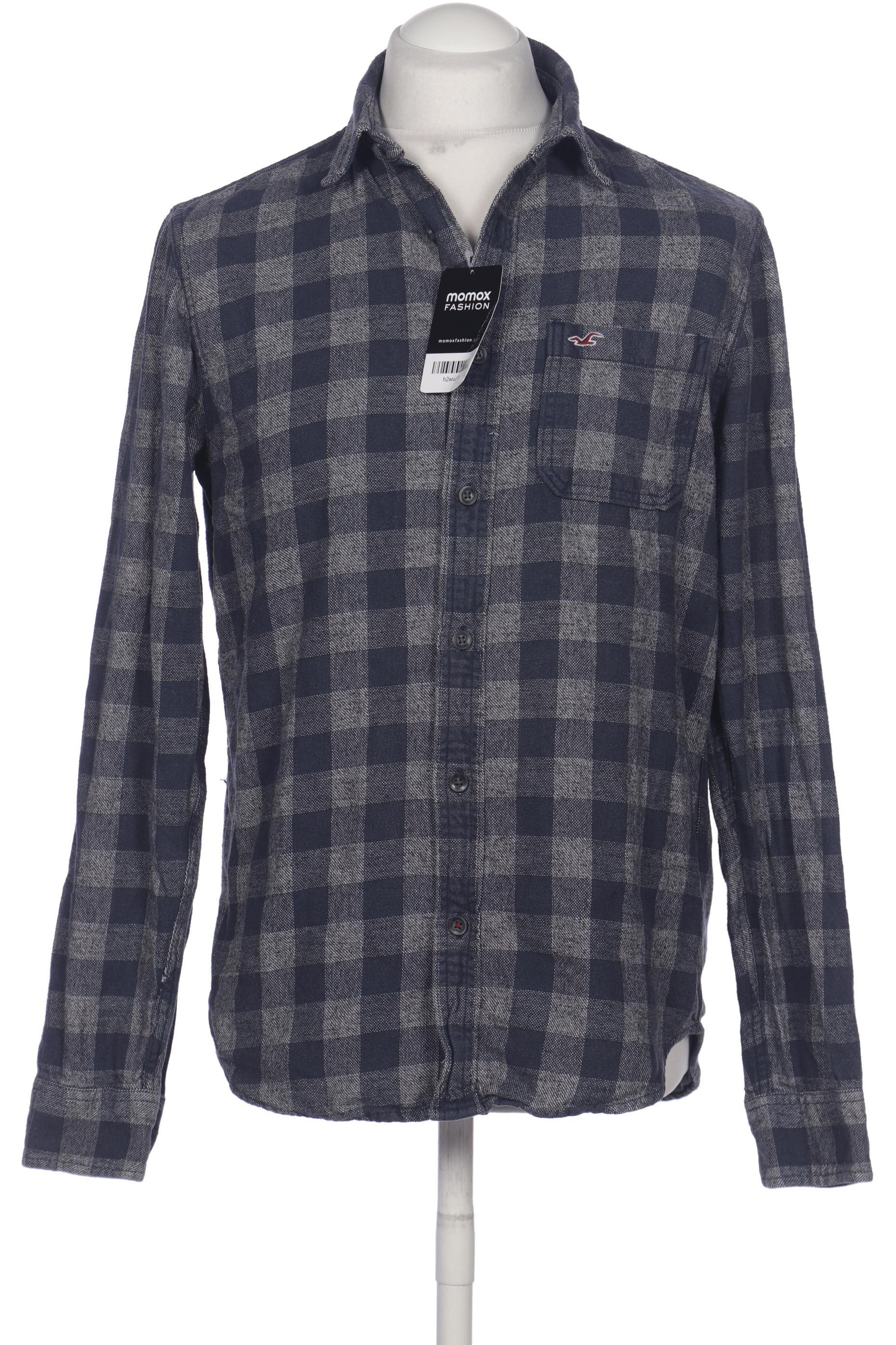 

Hollister Herren Hemd, marineblau, Gr. 48