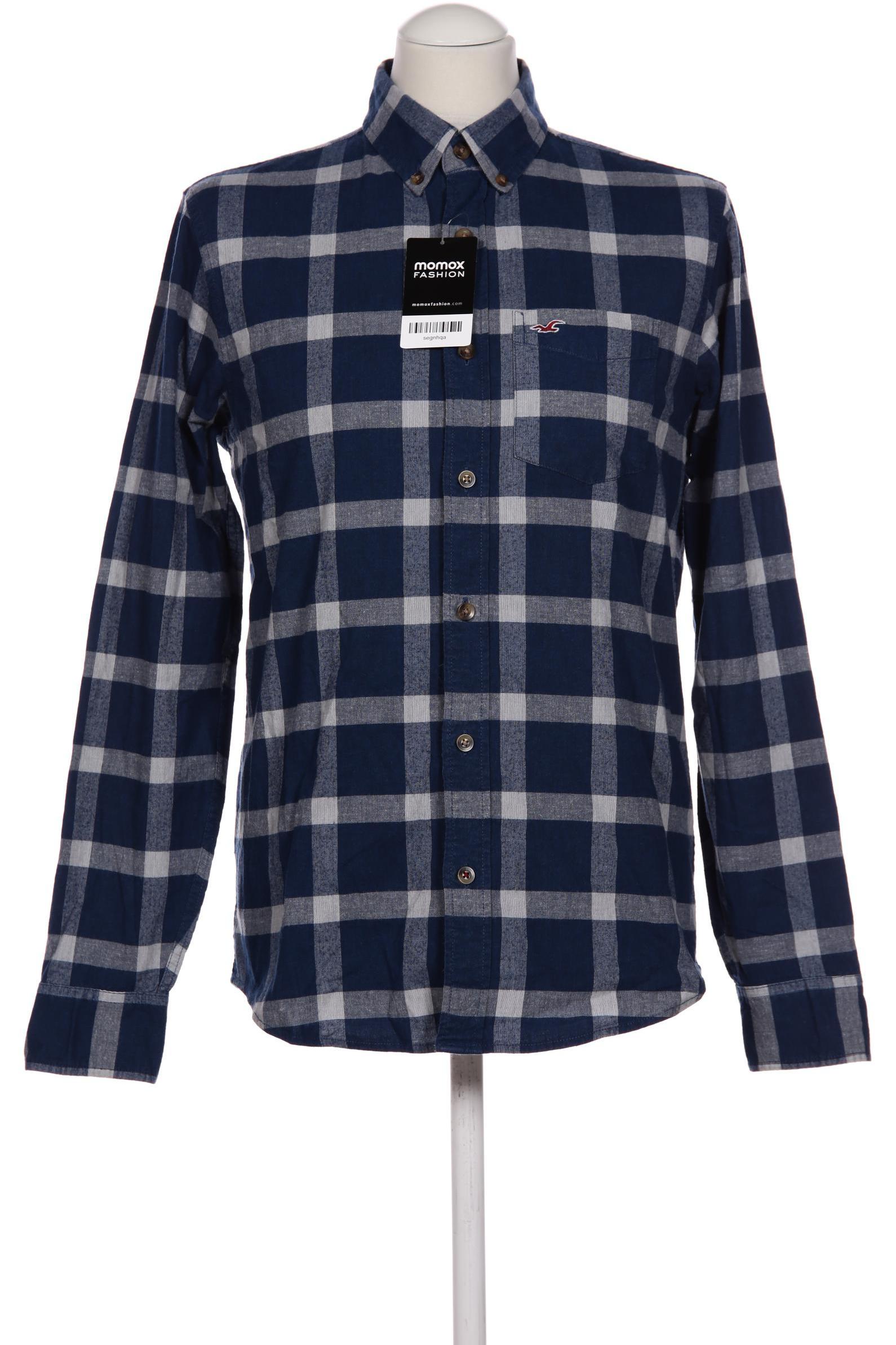 

Hollister Herren Hemd, marineblau, Gr. 46