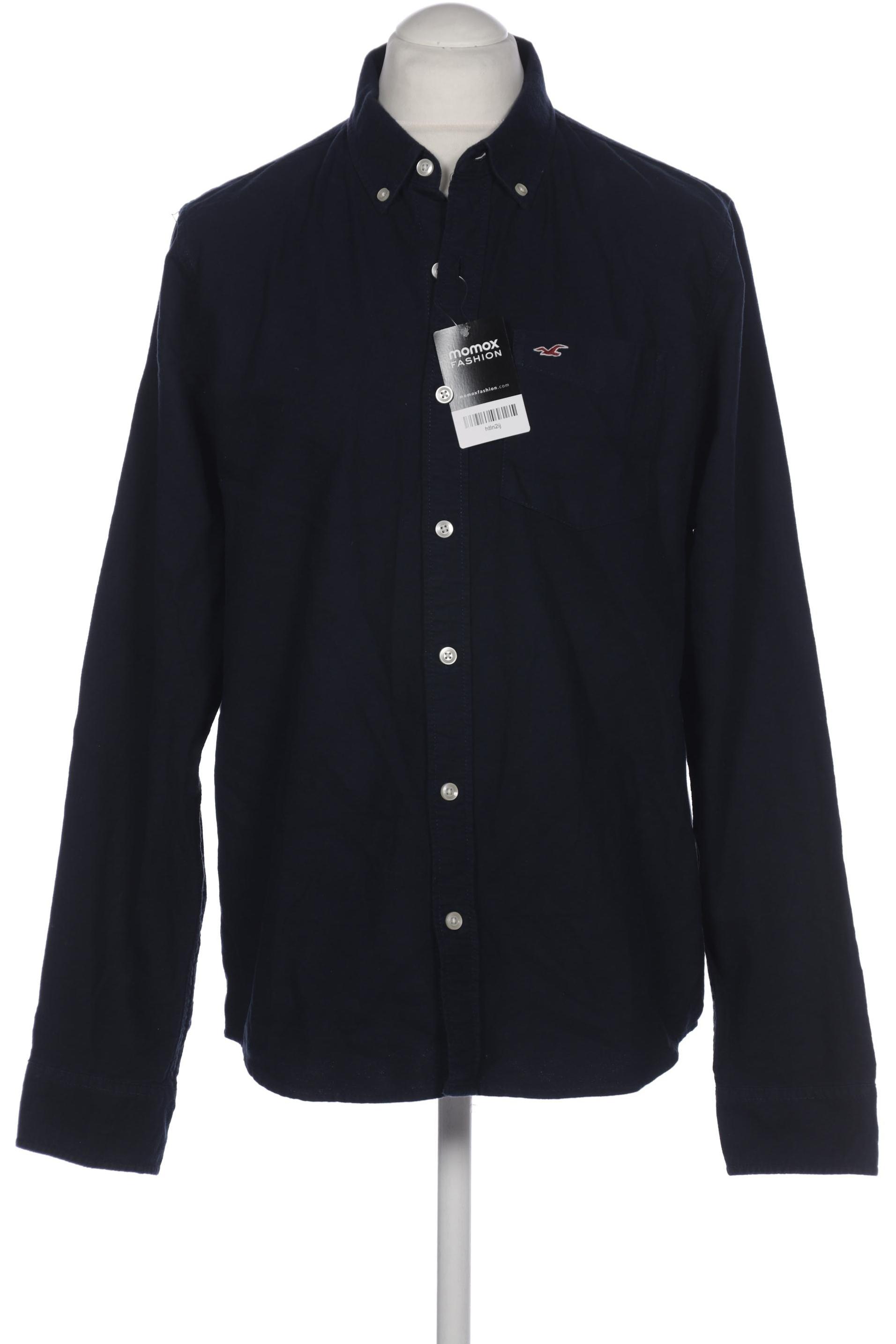 

Hollister Herren Hemd, marineblau, Gr. 54