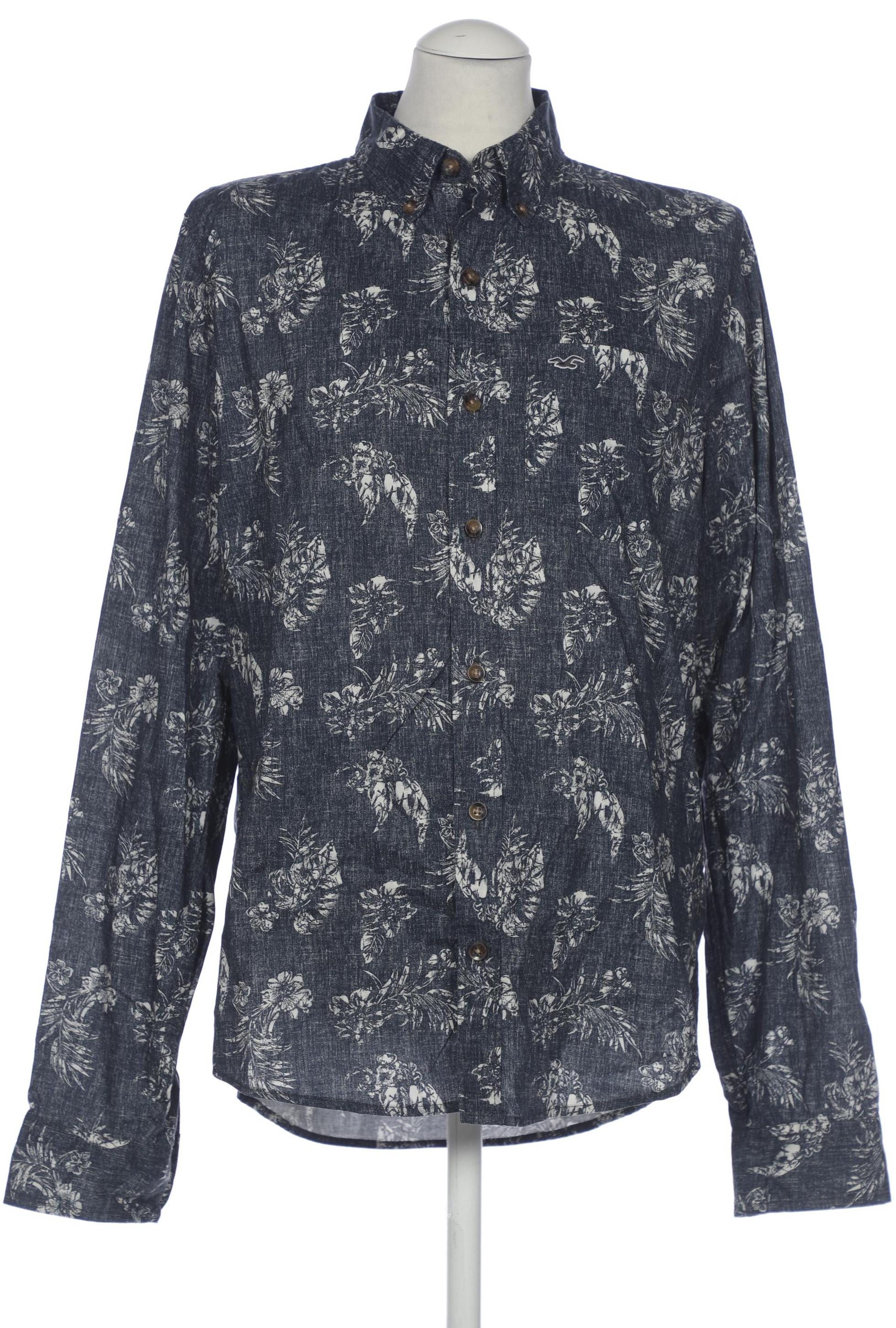 

Hollister Herren Hemd, marineblau, Gr. 52