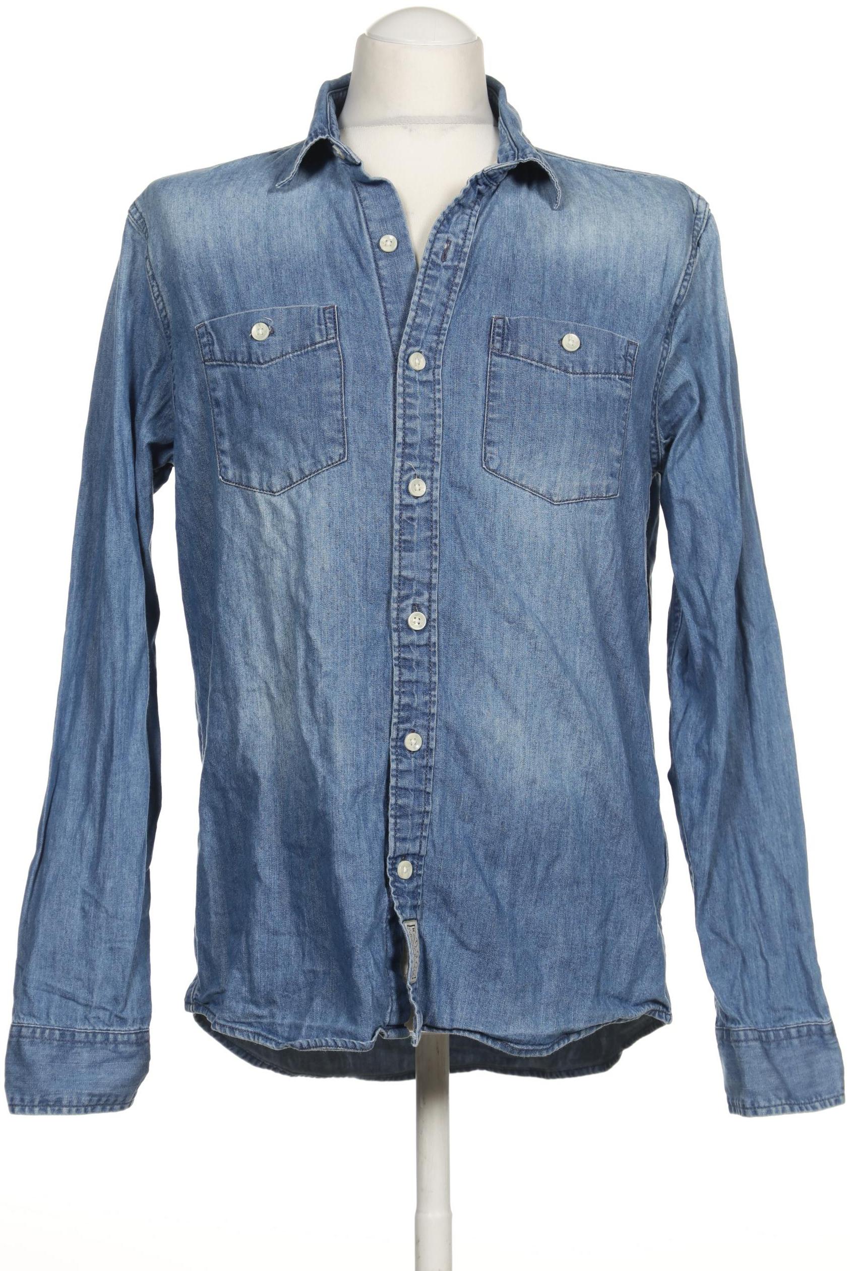 

Hollister Herren Hemd, blau