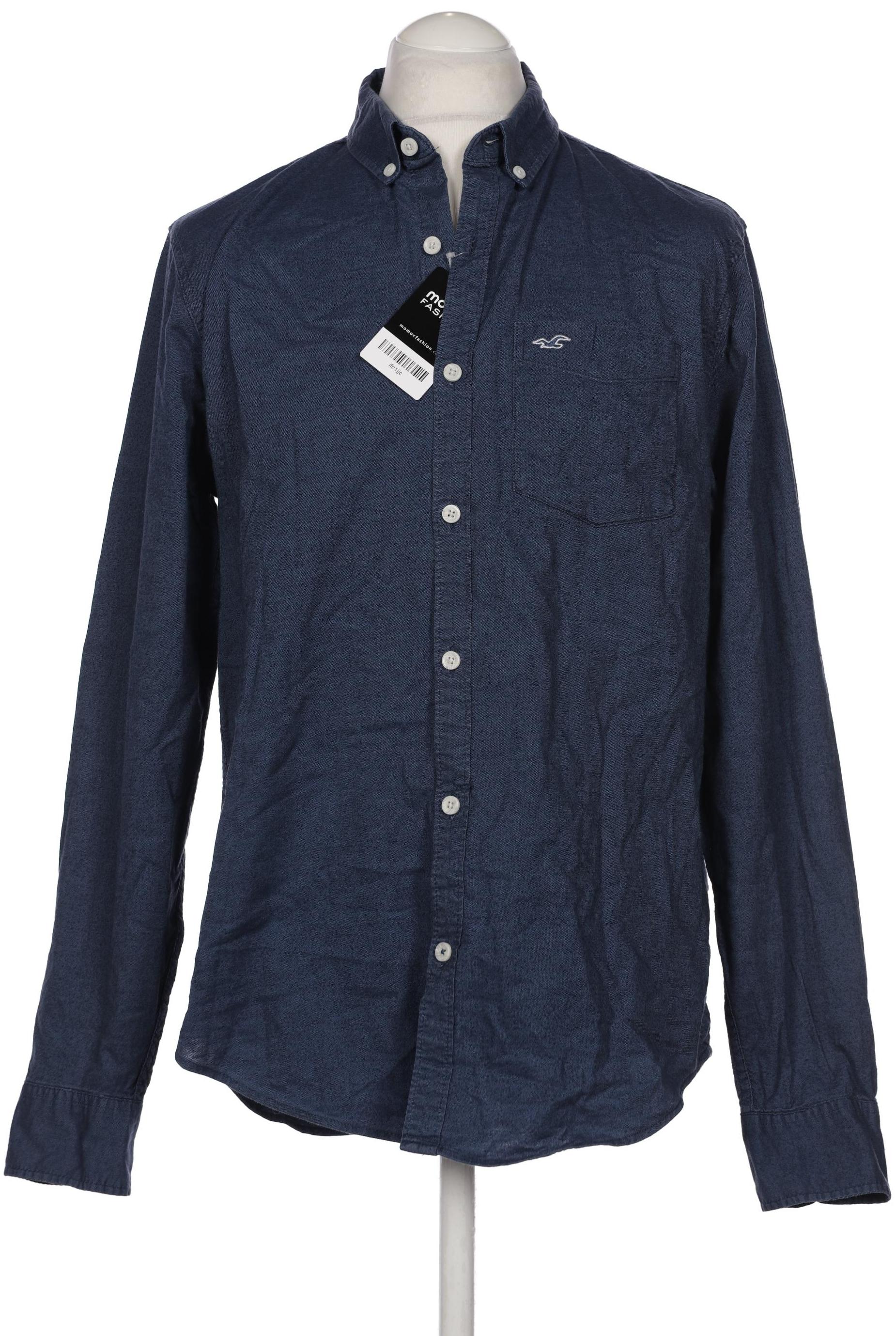 

Hollister Herren Hemd, marineblau, Gr. 52