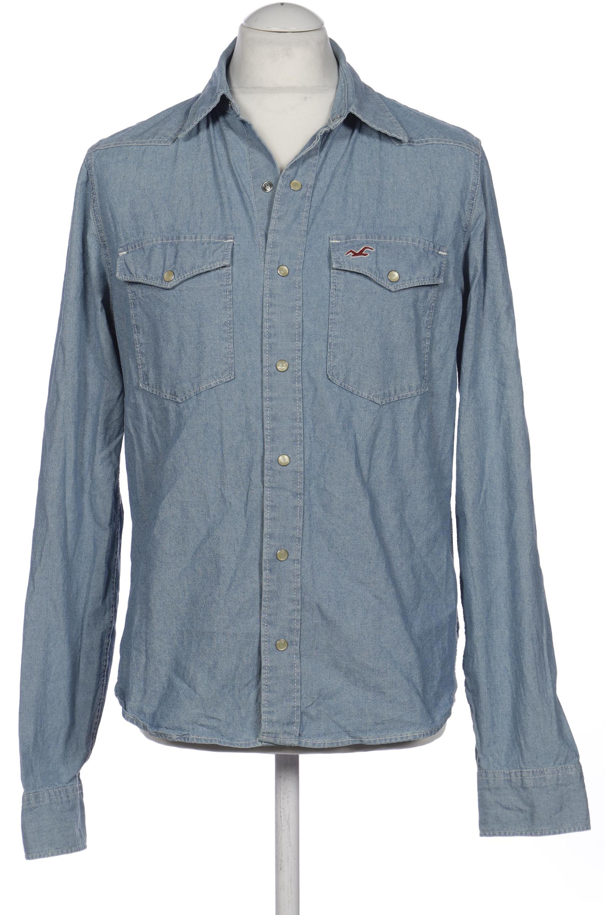 

Hollister Herren Hemd, blau, Gr. 52