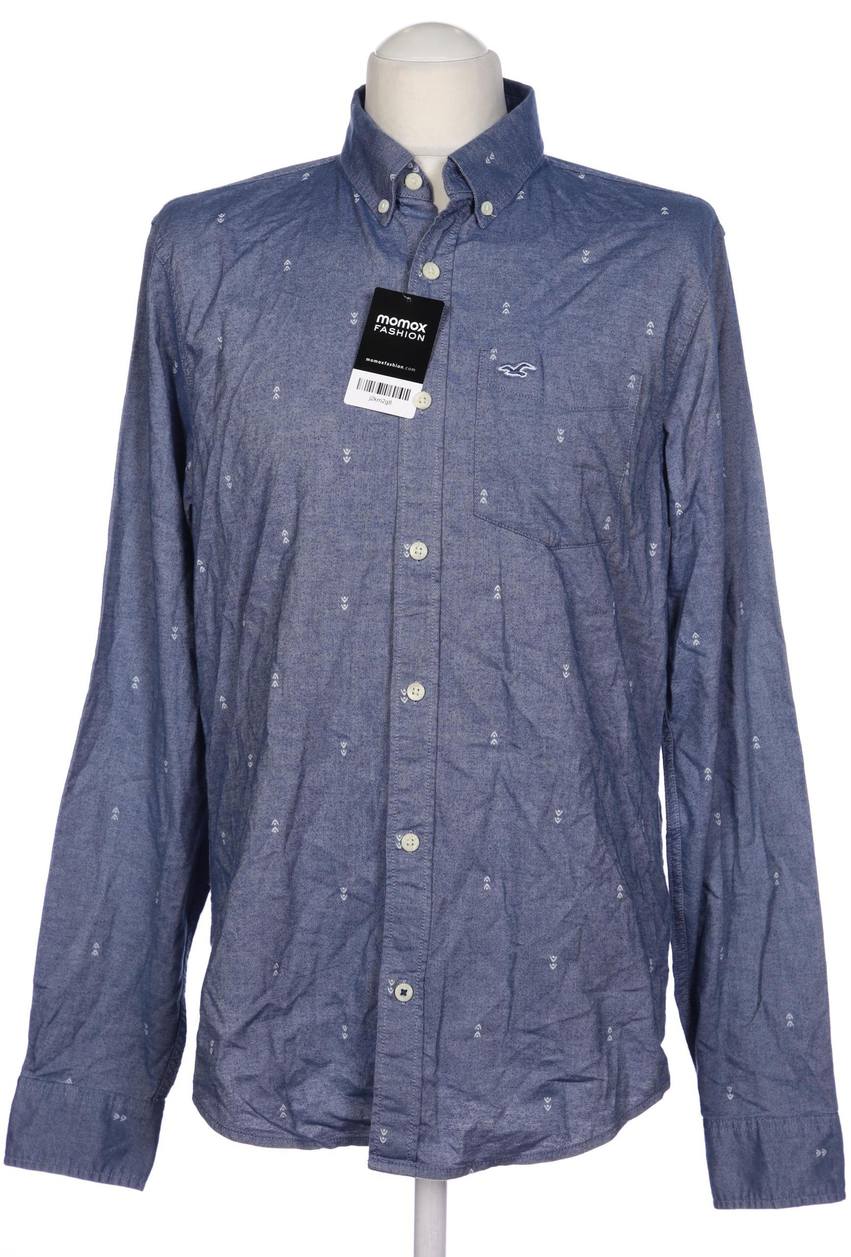 

Hollister Herren Hemd, blau