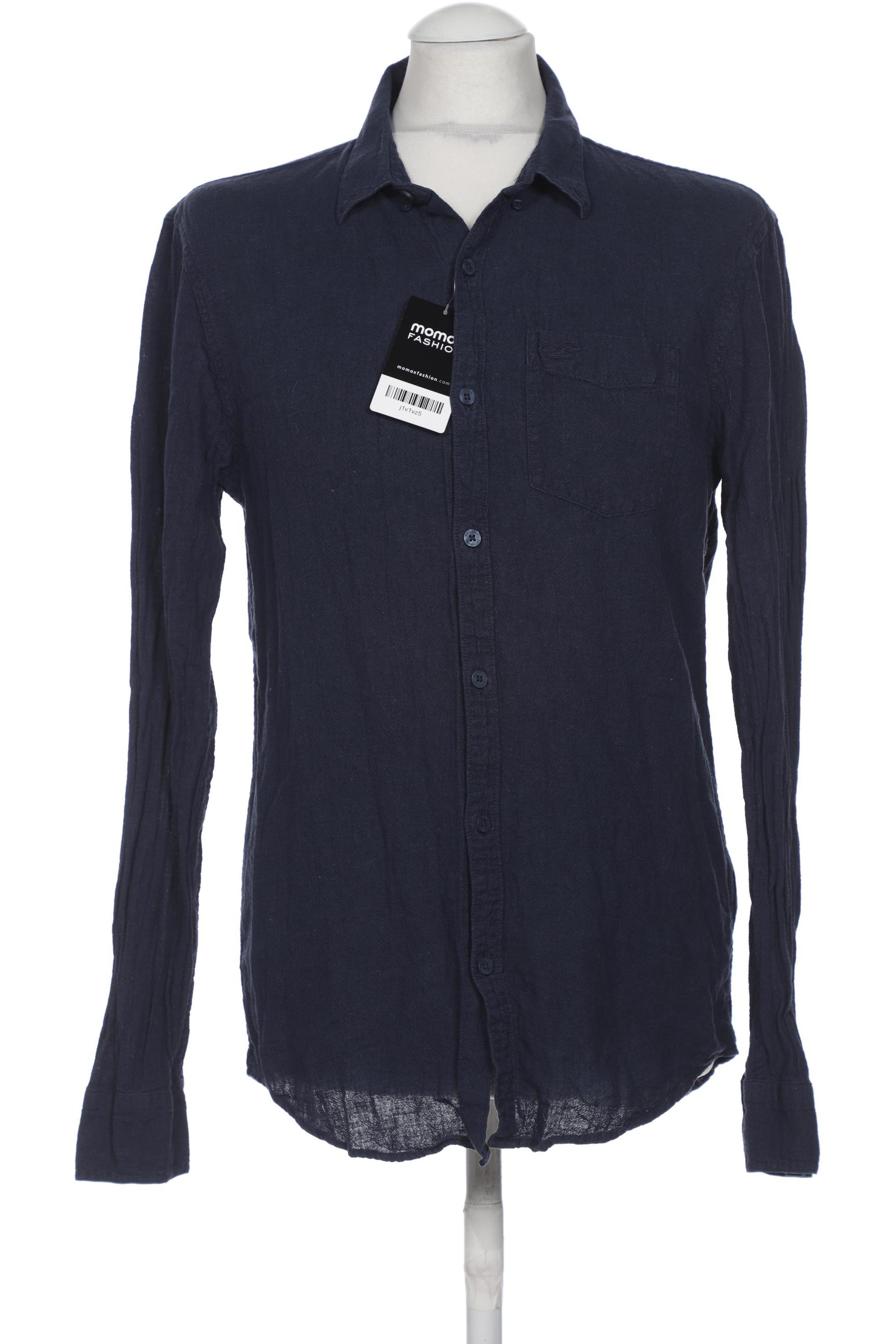 

Hollister Herren Hemd, marineblau, Gr. 48