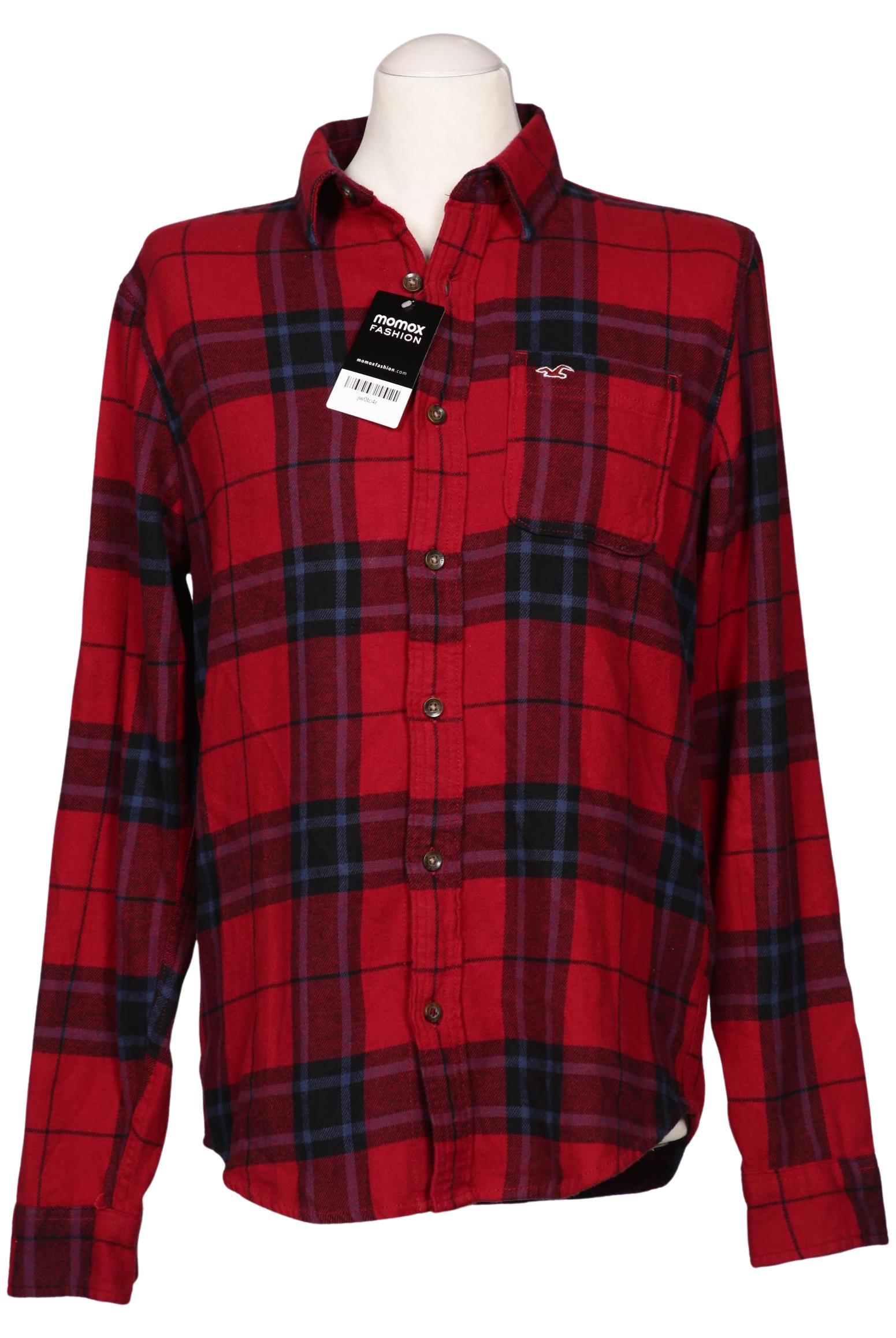 

Hollister Herren Hemd, bordeaux, Gr. 48