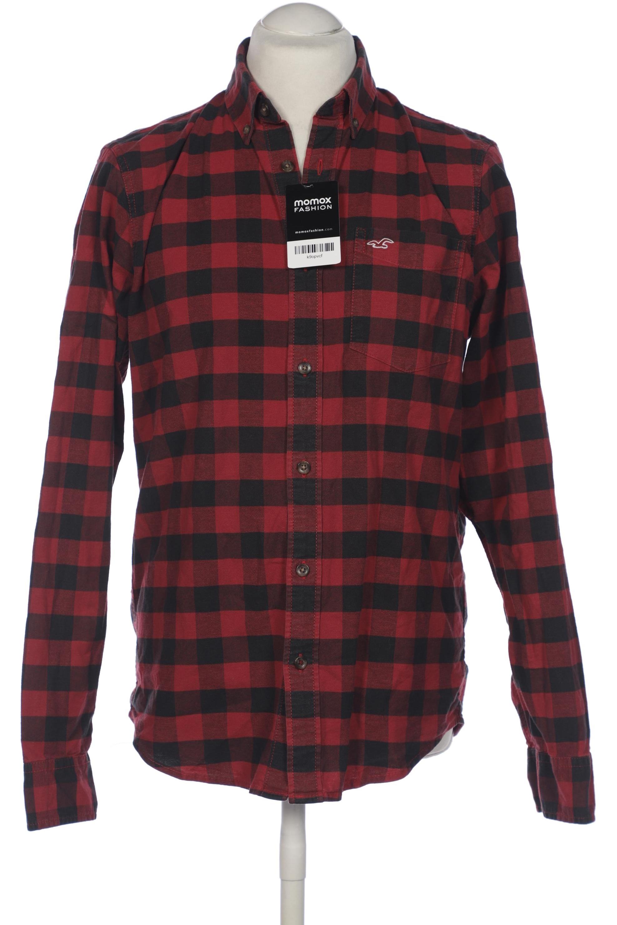 

Hollister Herren Hemd, bordeaux, Gr. 48