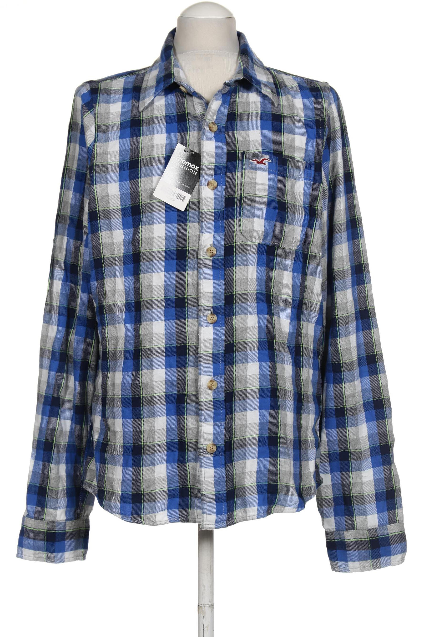 

Hollister Herren Hemd, blau