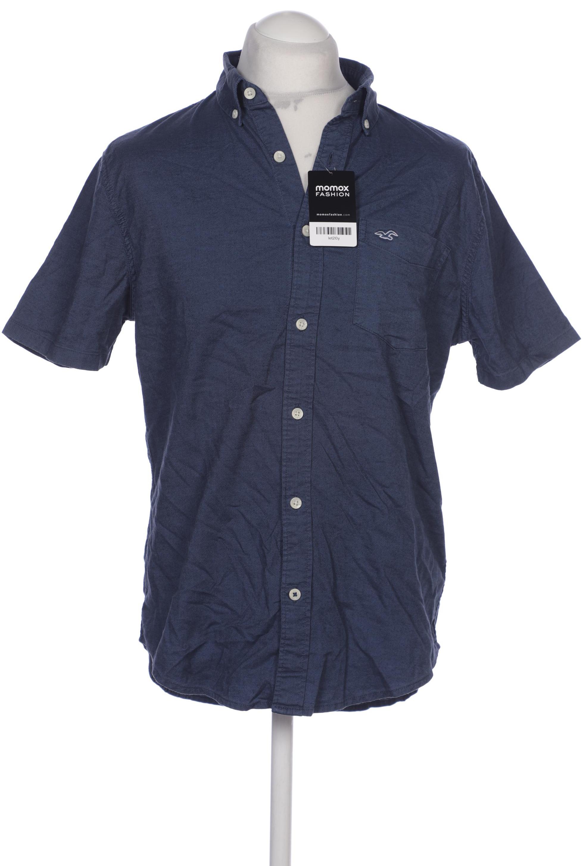 

Hollister Herren Hemd, marineblau, Gr. 48