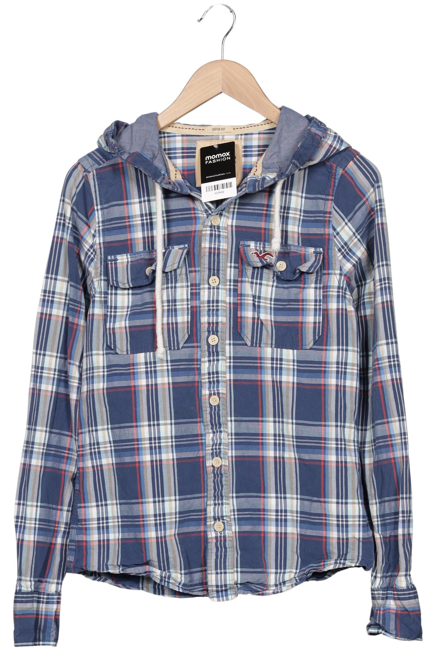 

Hollister Herren Hemd, marineblau, Gr. 46