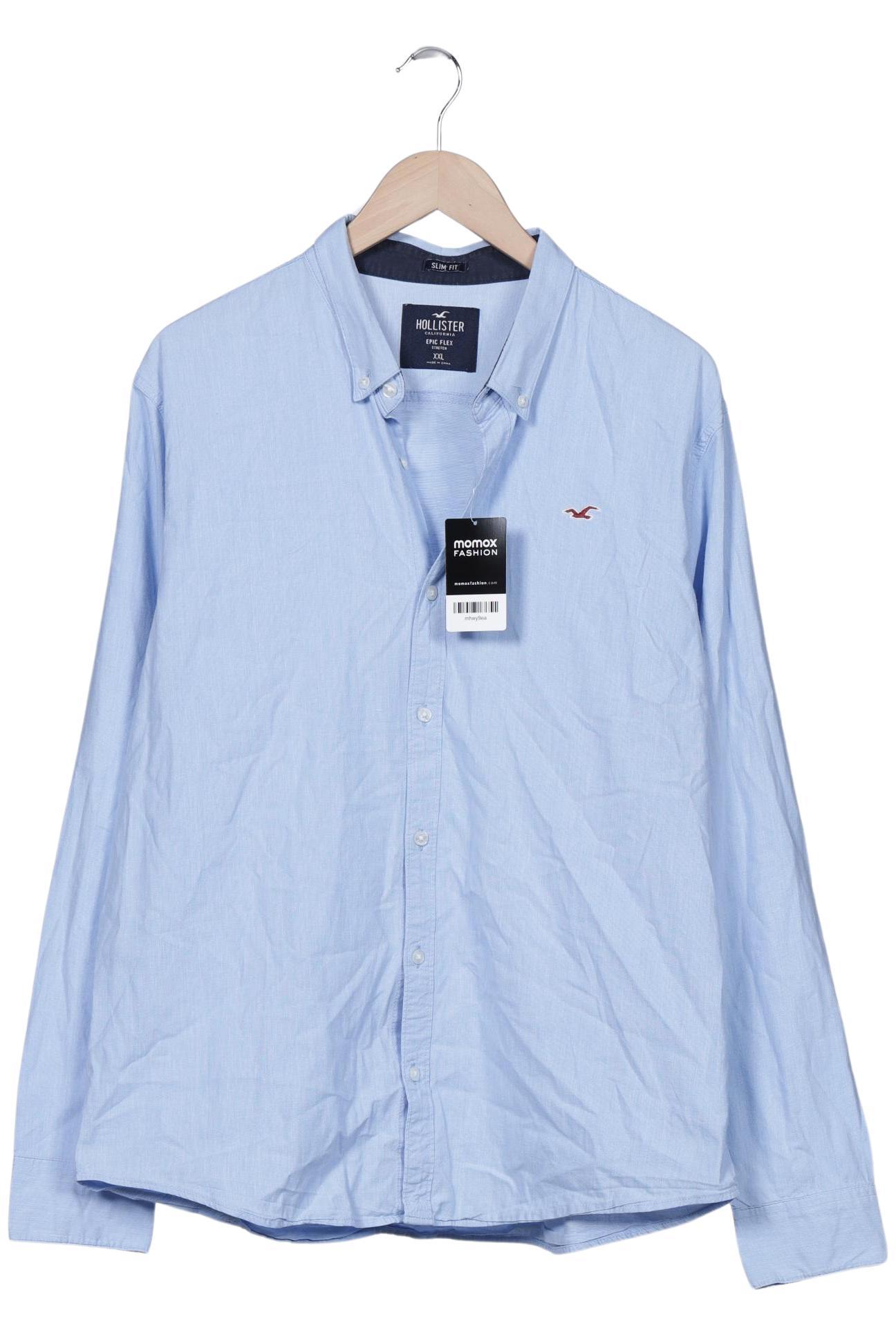 

Hollister Herren Hemd, blau, Gr. 56