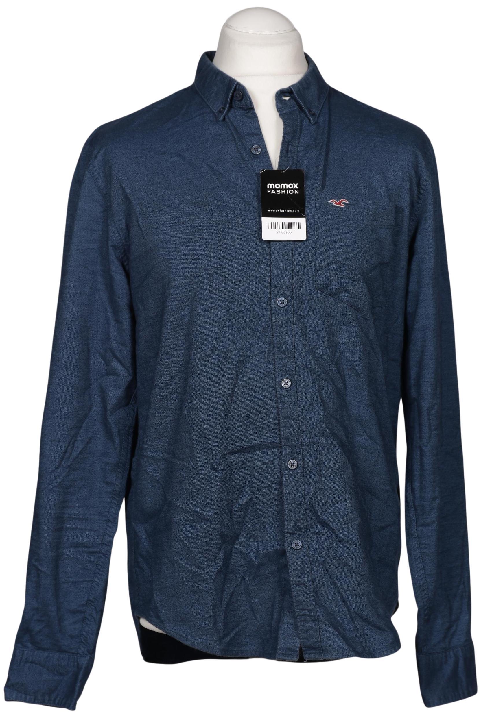 

Hollister Herren Hemd, marineblau, Gr. 52
