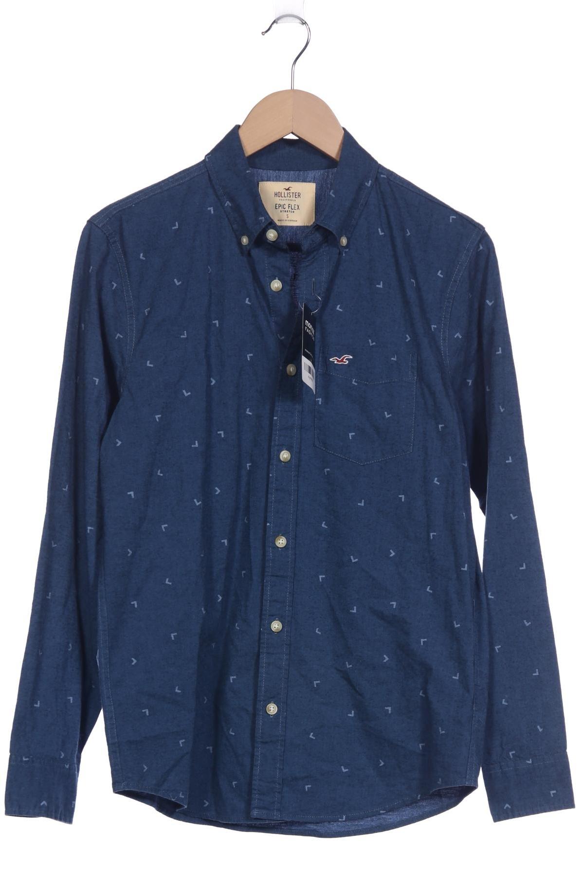 

Hollister Herren Hemd, marineblau, Gr. 46