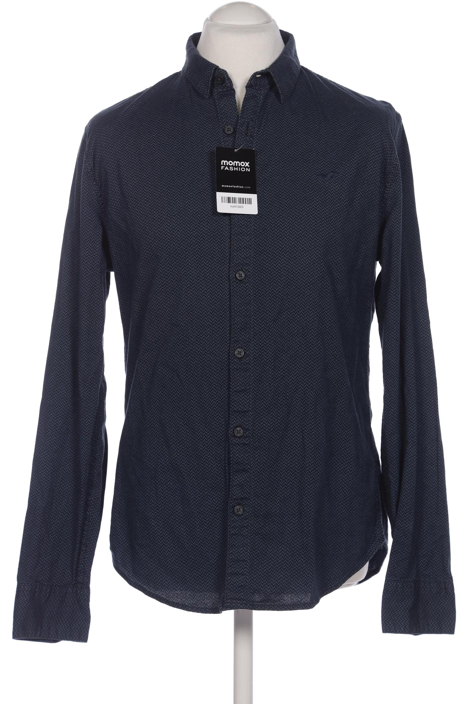 

Hollister Herren Hemd, marineblau, Gr. 48