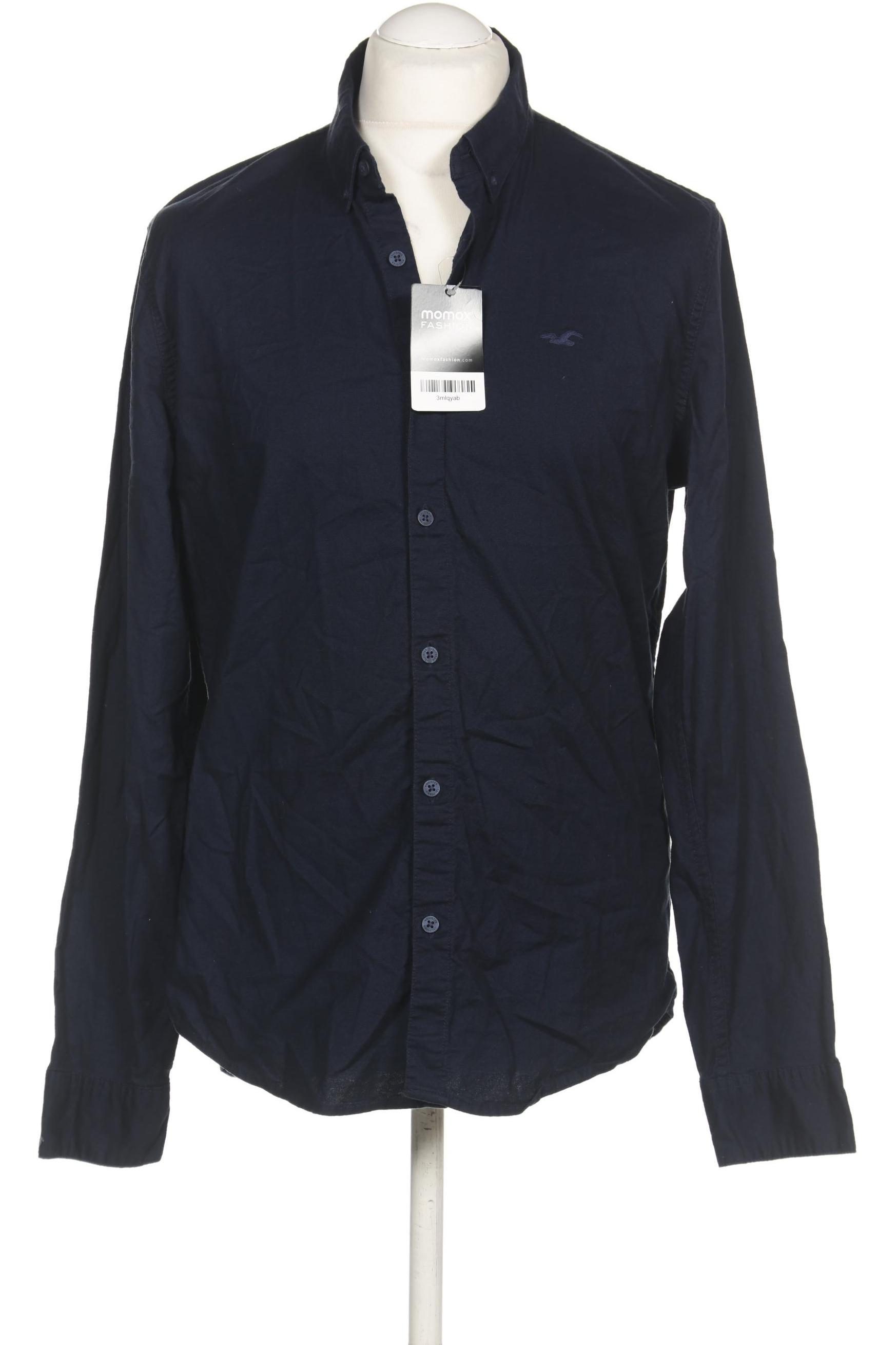 

Hollister Herren Hemd, marineblau, Gr. 52
