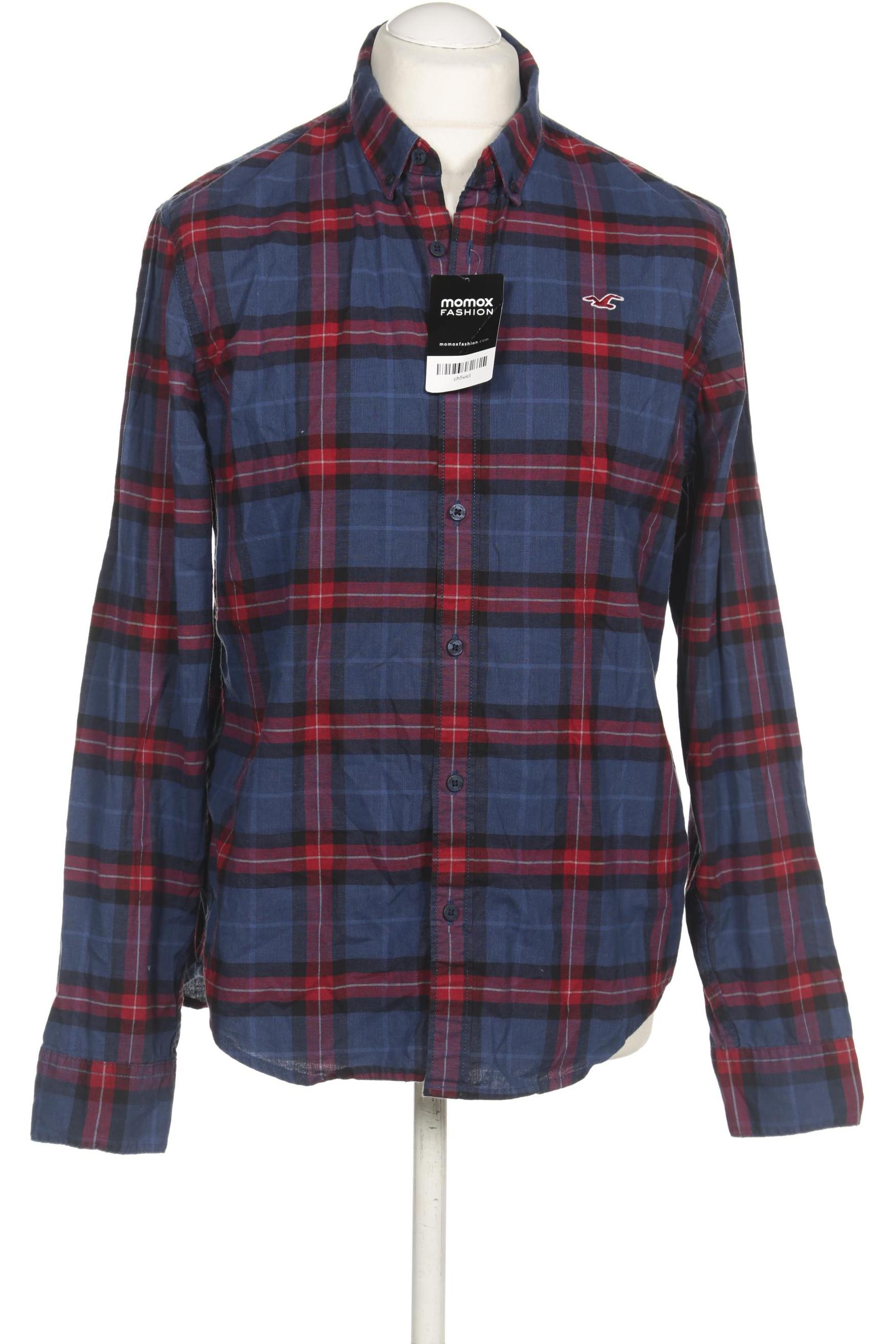 

Hollister Herren Hemd, marineblau, Gr. 52
