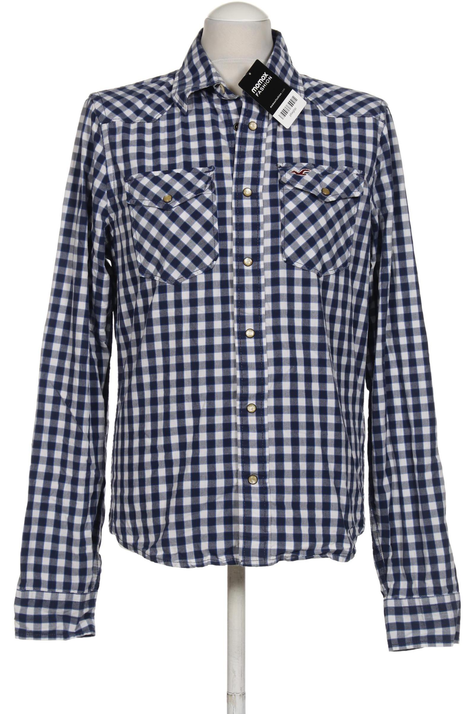 

Hollister Herren Hemd, marineblau