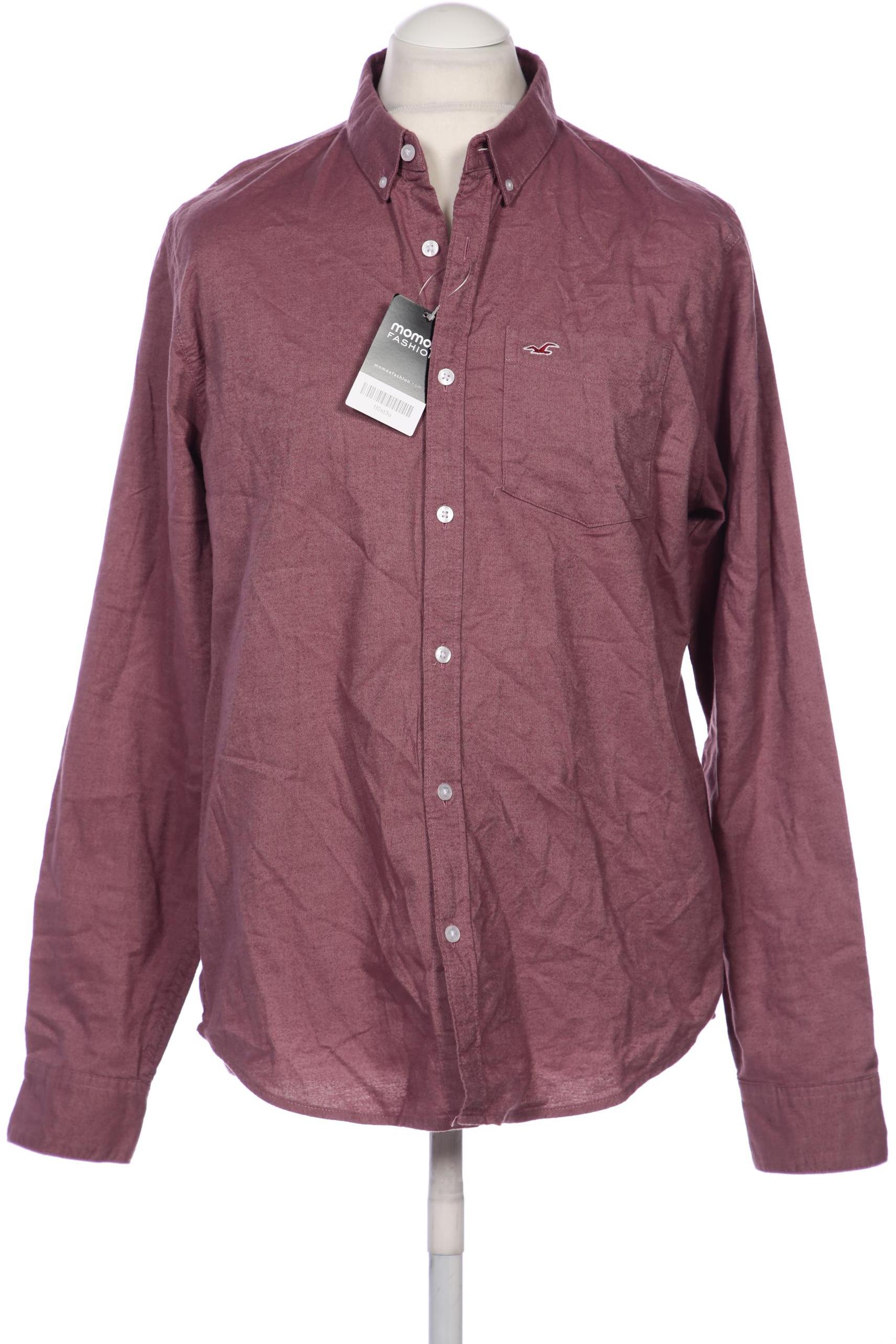 

Hollister Herren Hemd, bordeaux, Gr. 52