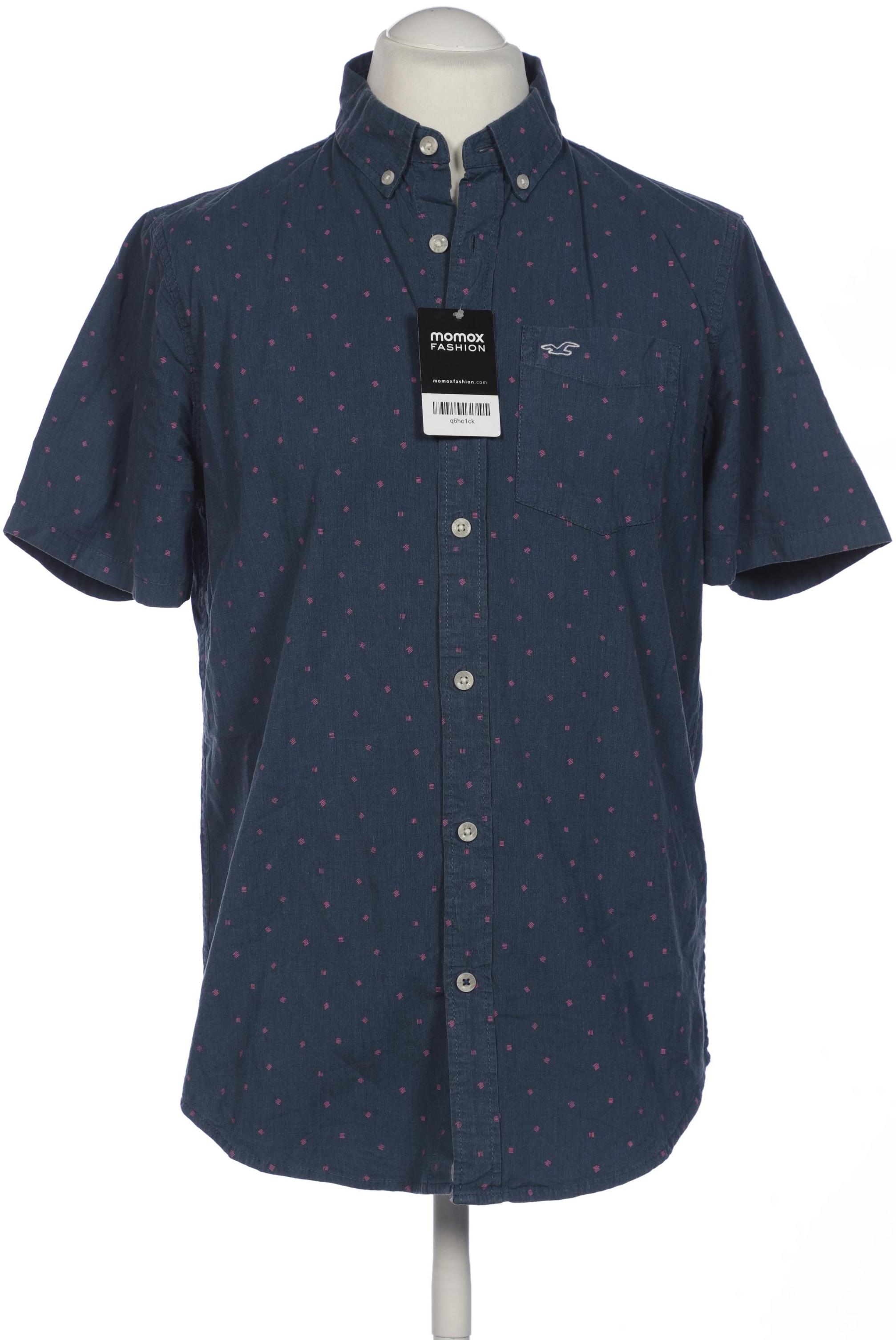 

Hollister Herren Hemd, marineblau, Gr. 52