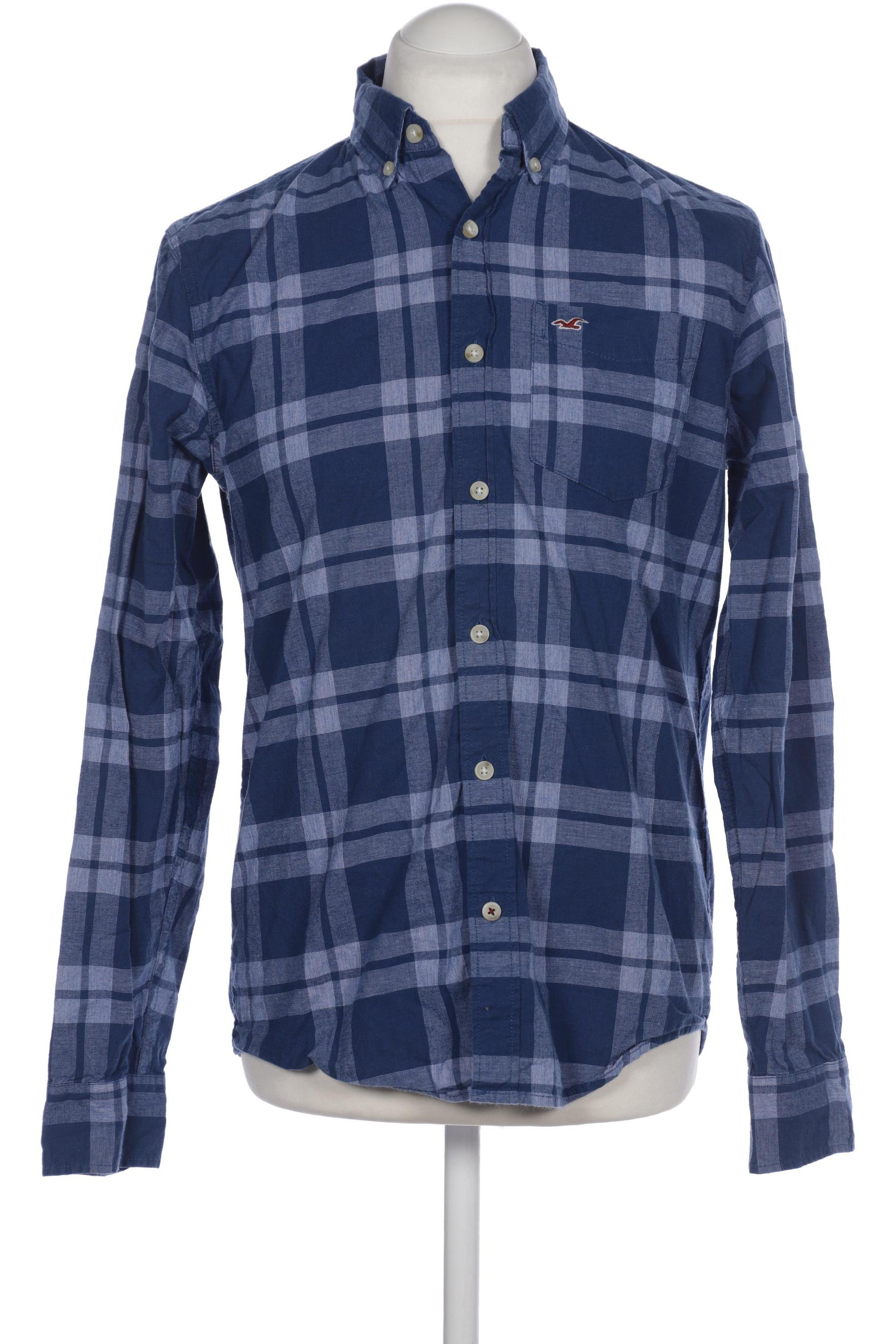 

Hollister Herren Hemd, marineblau, Gr. 48
