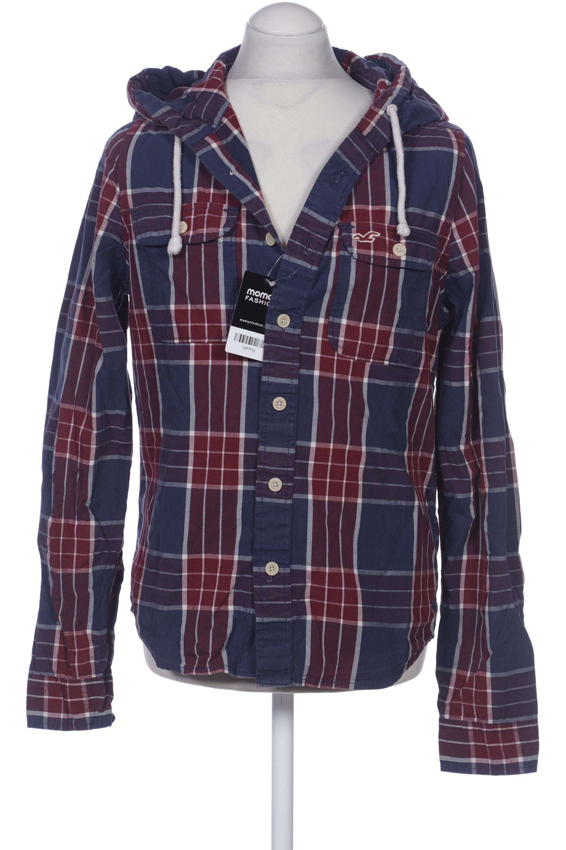

Hollister Herren Hemd, bordeaux, Gr. 48