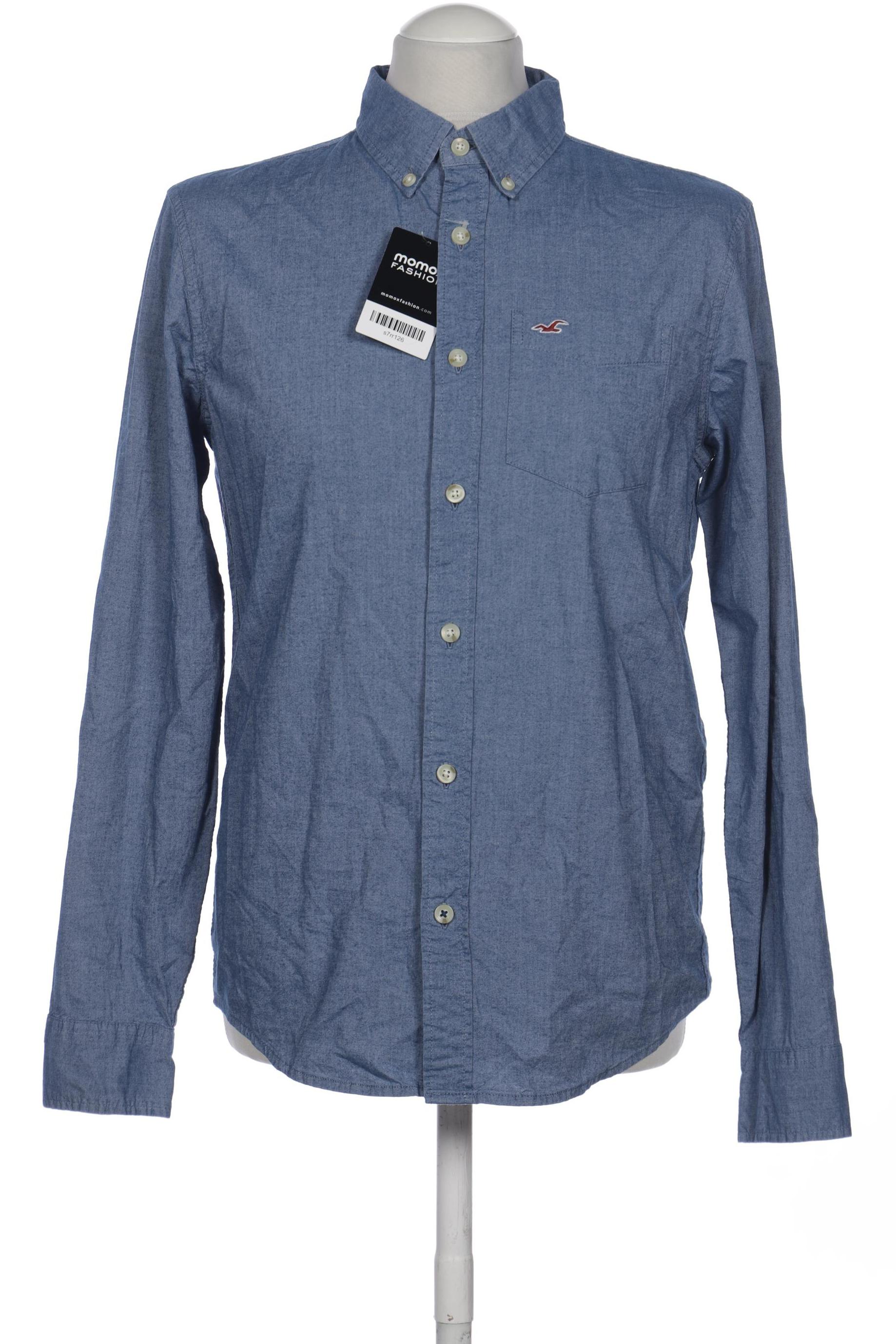 

Hollister Herren Hemd, blau