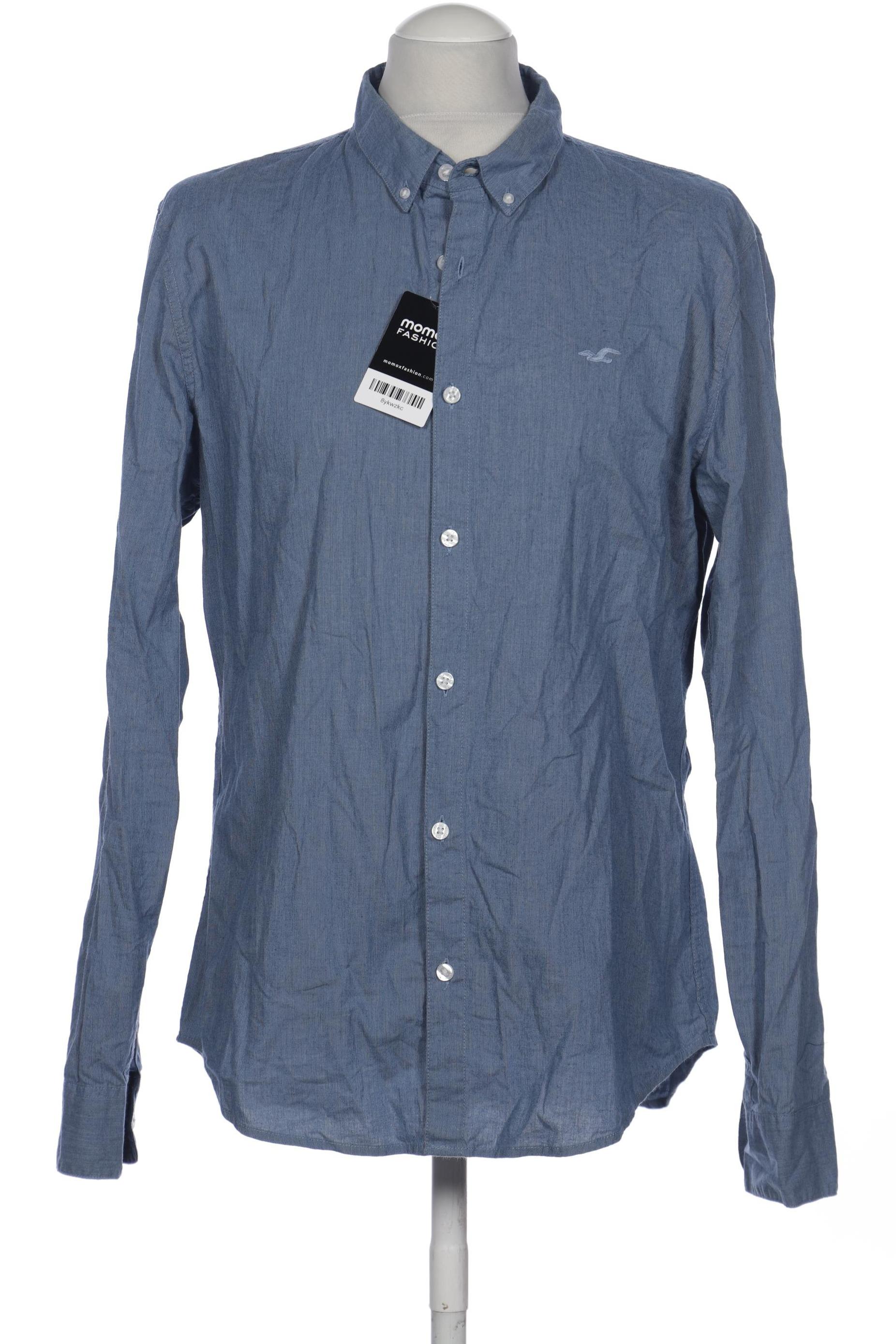 

Hollister Herren Hemd, blau, Gr. 52