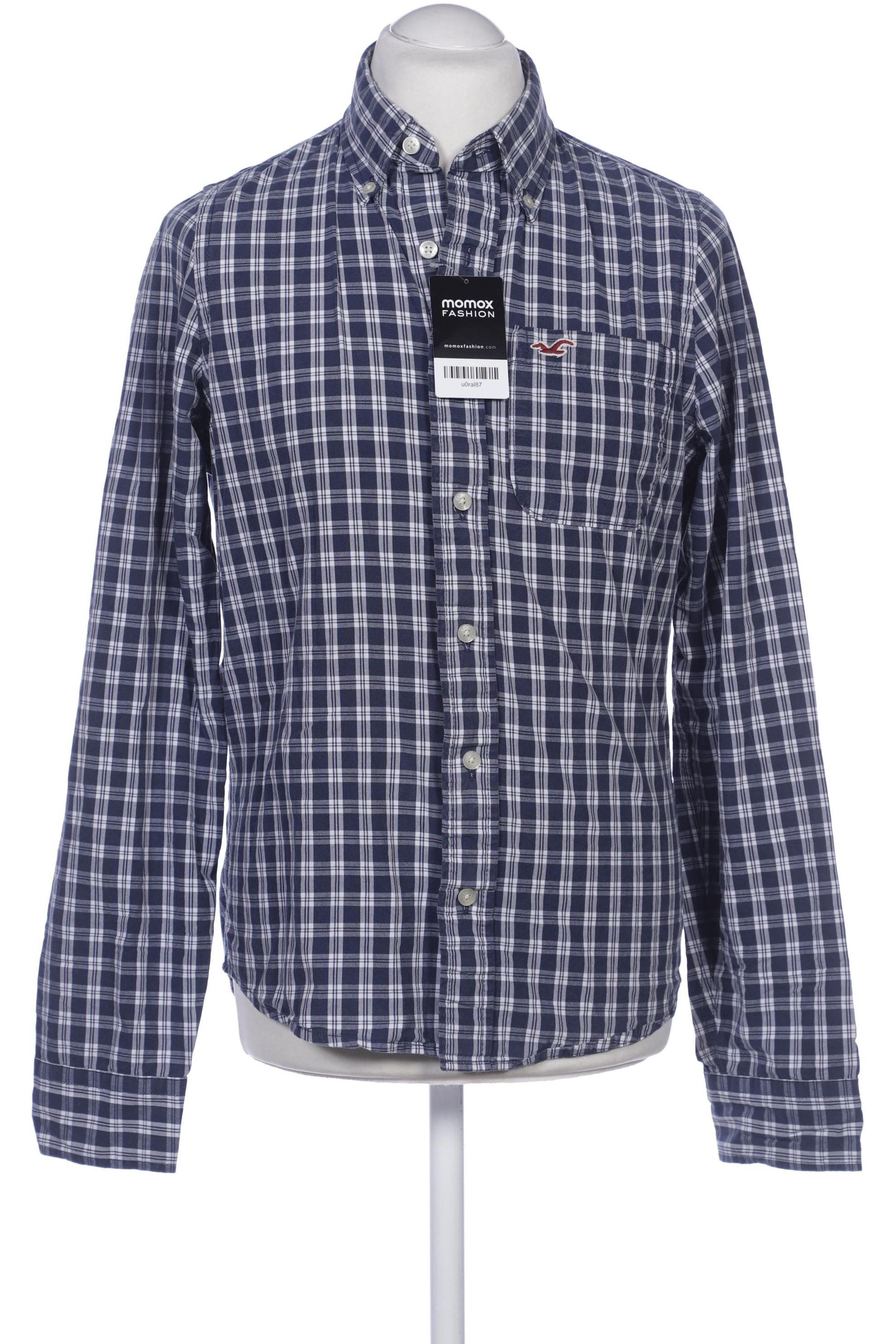 

Hollister Herren Hemd, marineblau, Gr. 48