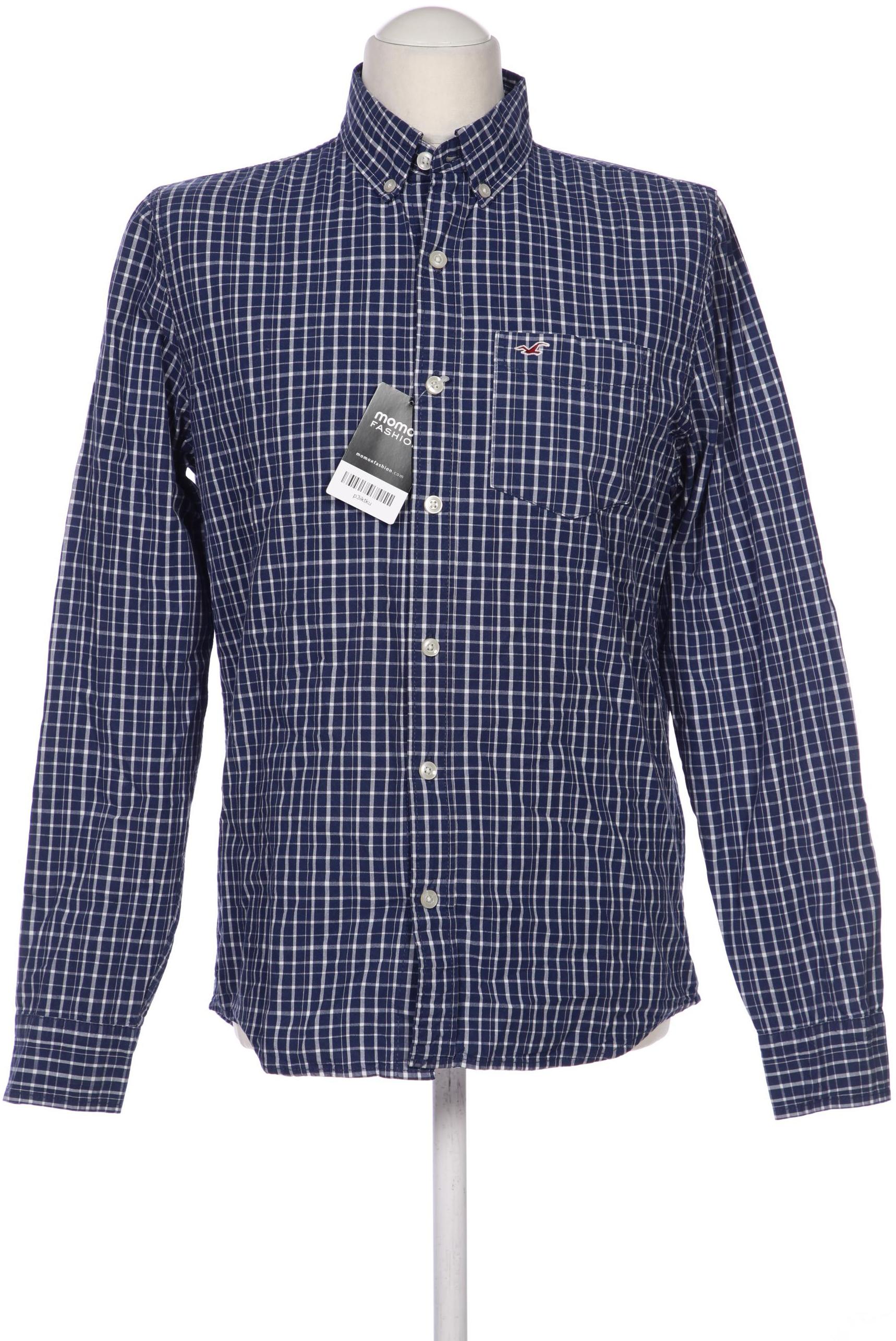 

Hollister Herren Hemd, marineblau, Gr. 48