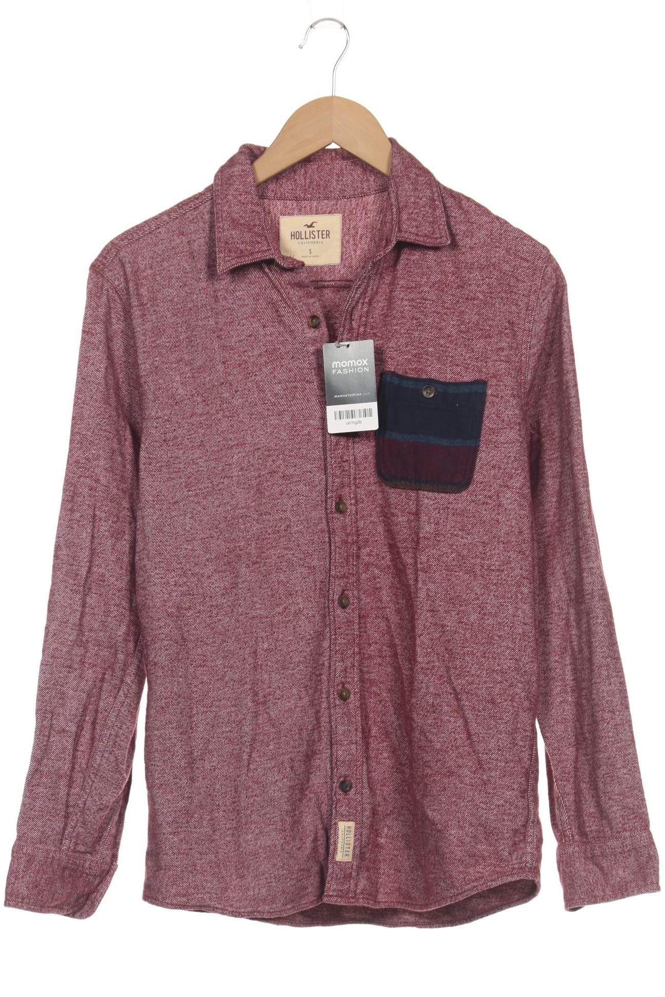

Hollister Herren Hemd, bordeaux, Gr. 46