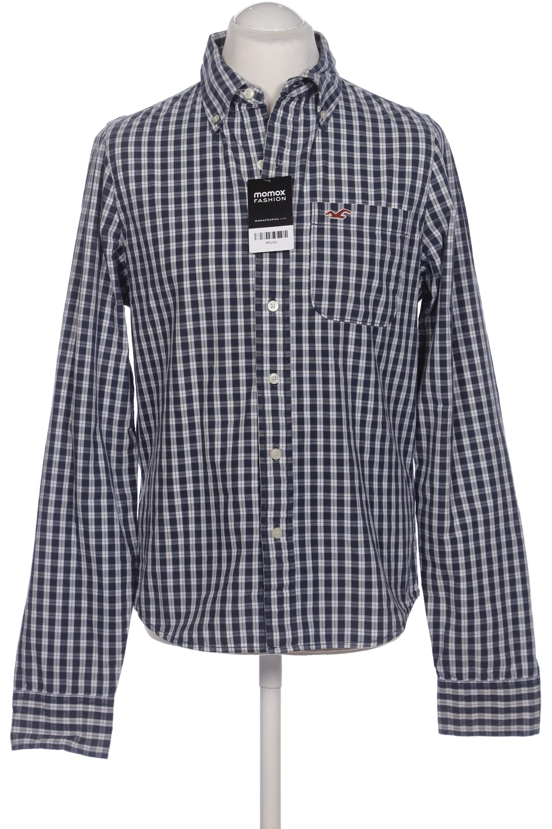 

Hollister Herren Hemd, marineblau, Gr. 52