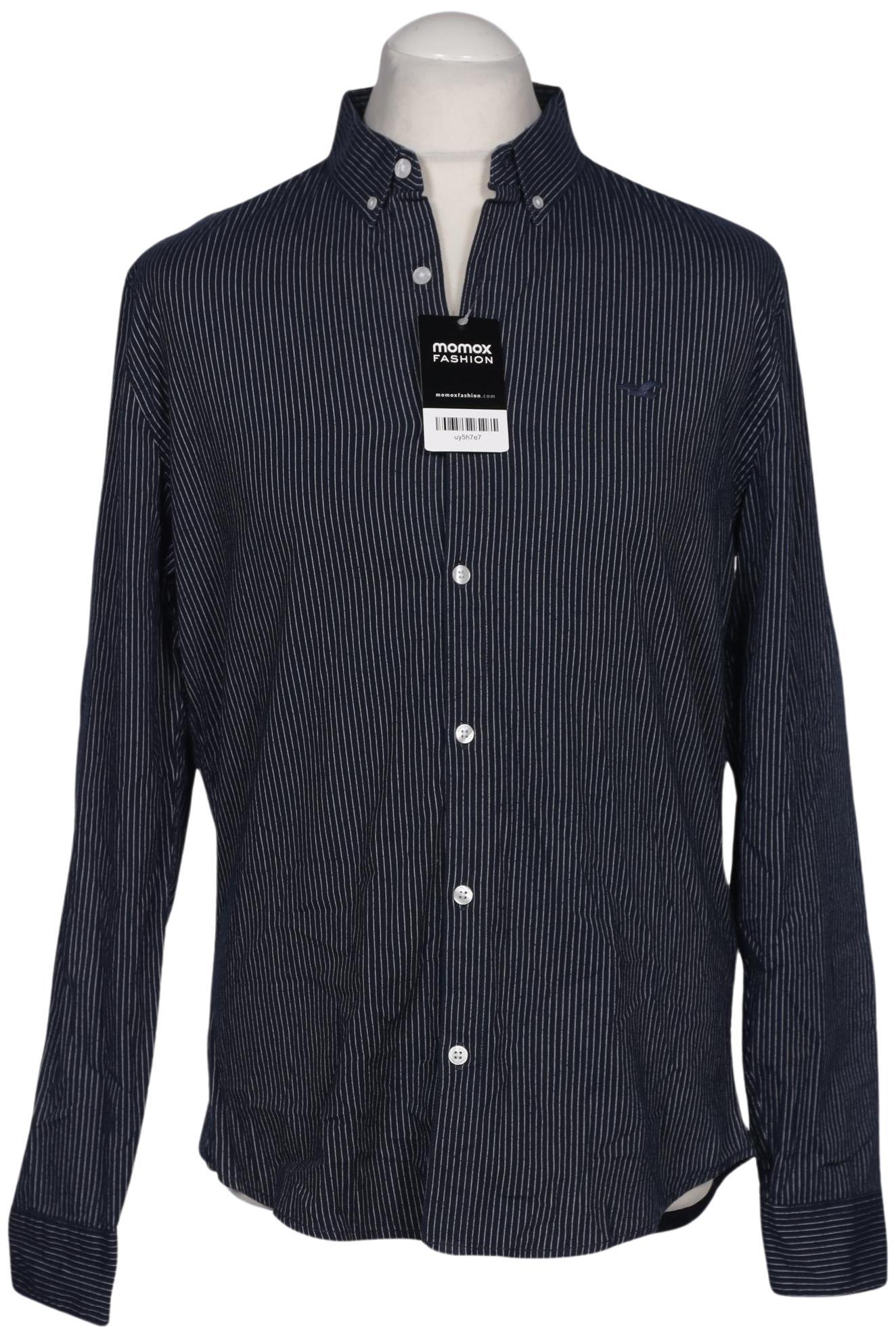 

Hollister Herren Hemd, marineblau, Gr. 48