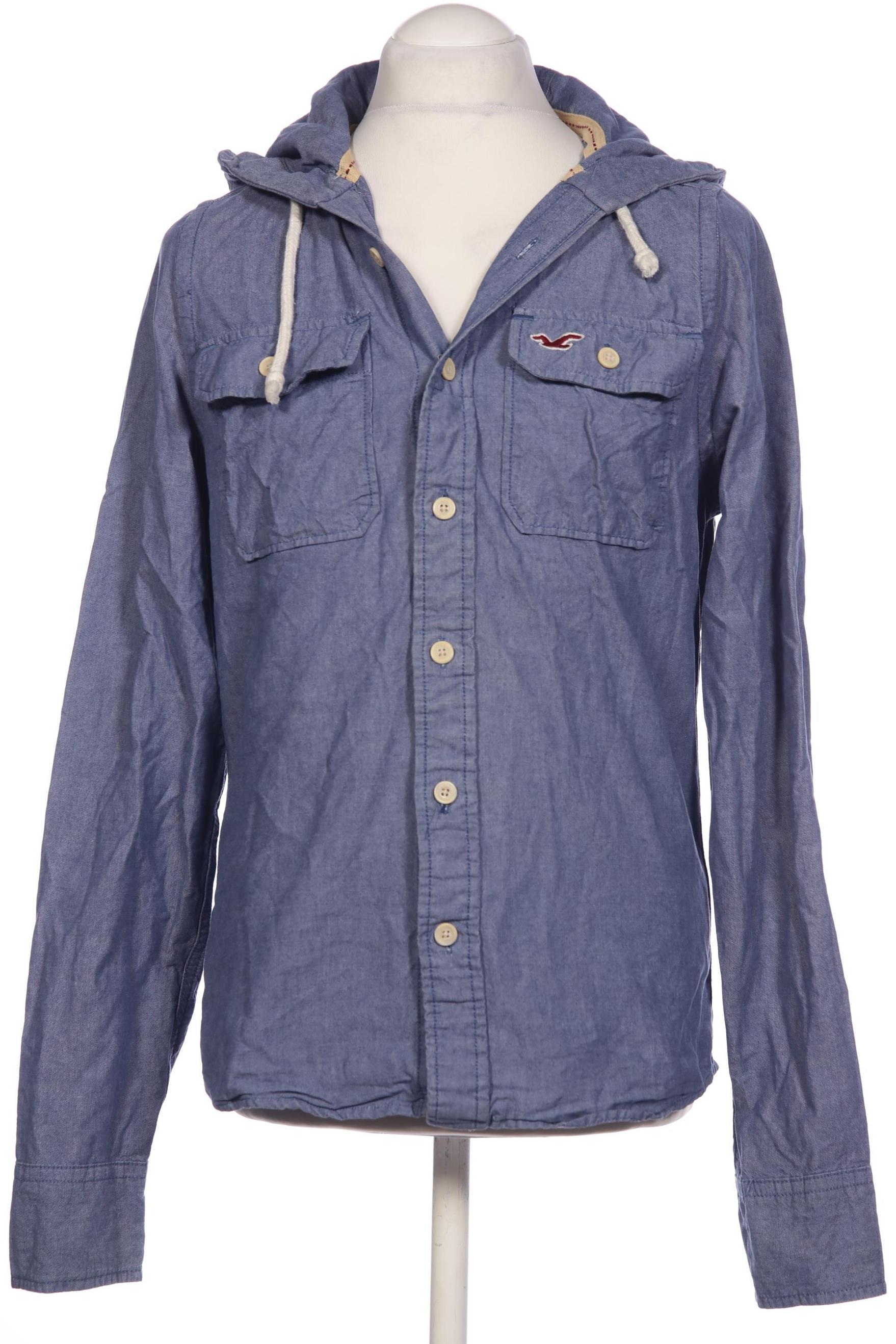 

Hollister Herren Hemd, marineblau, Gr. 48