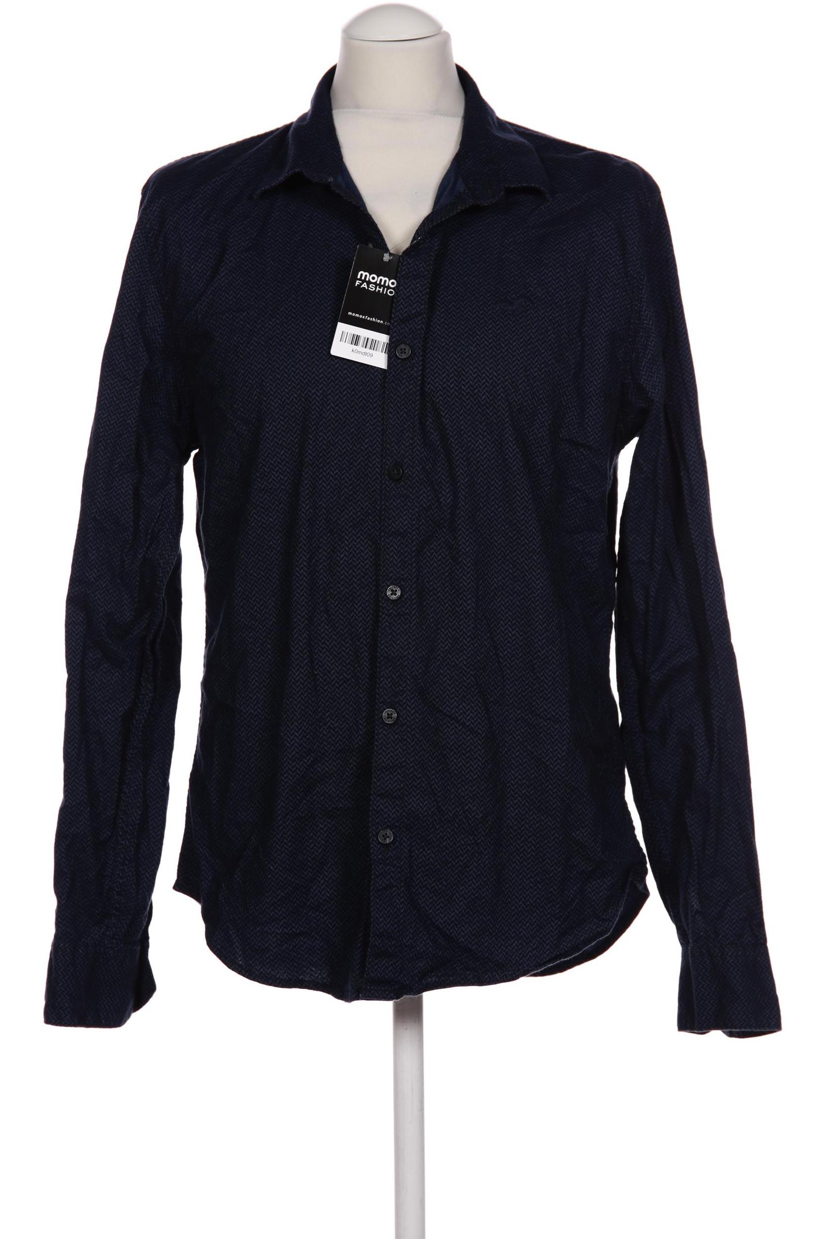 

Hollister Herren Hemd, marineblau, Gr. 52