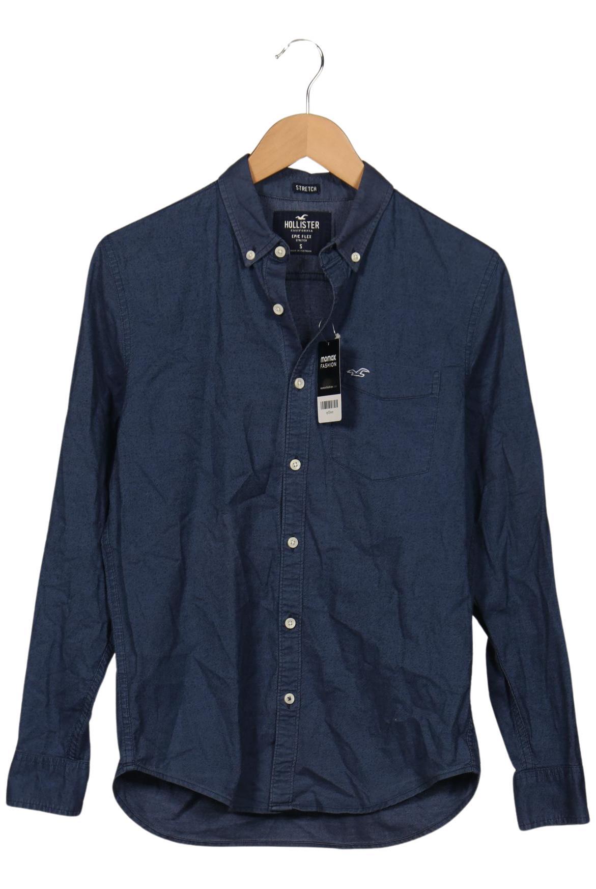 

Hollister Herren Hemd, marineblau, Gr. 46