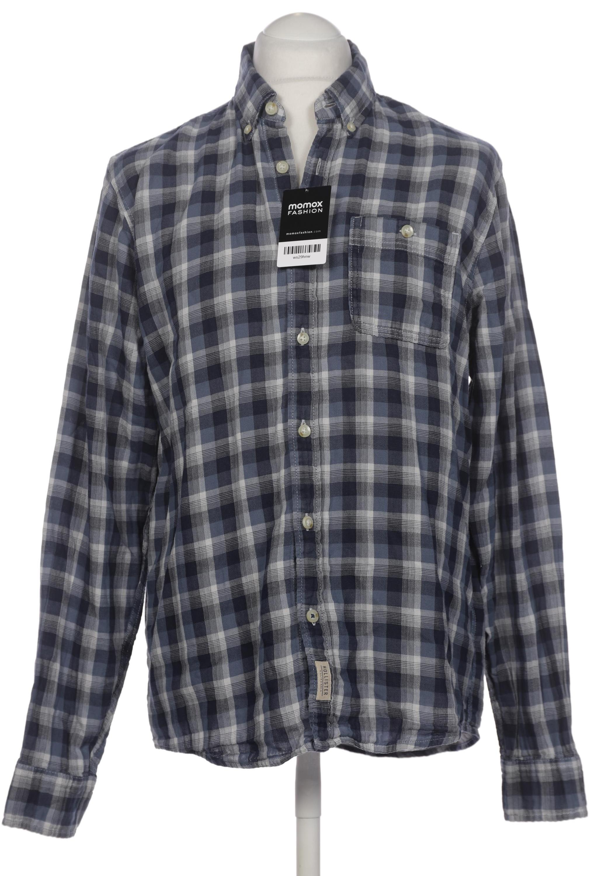 

Hollister Herren Hemd, marineblau, Gr. 54