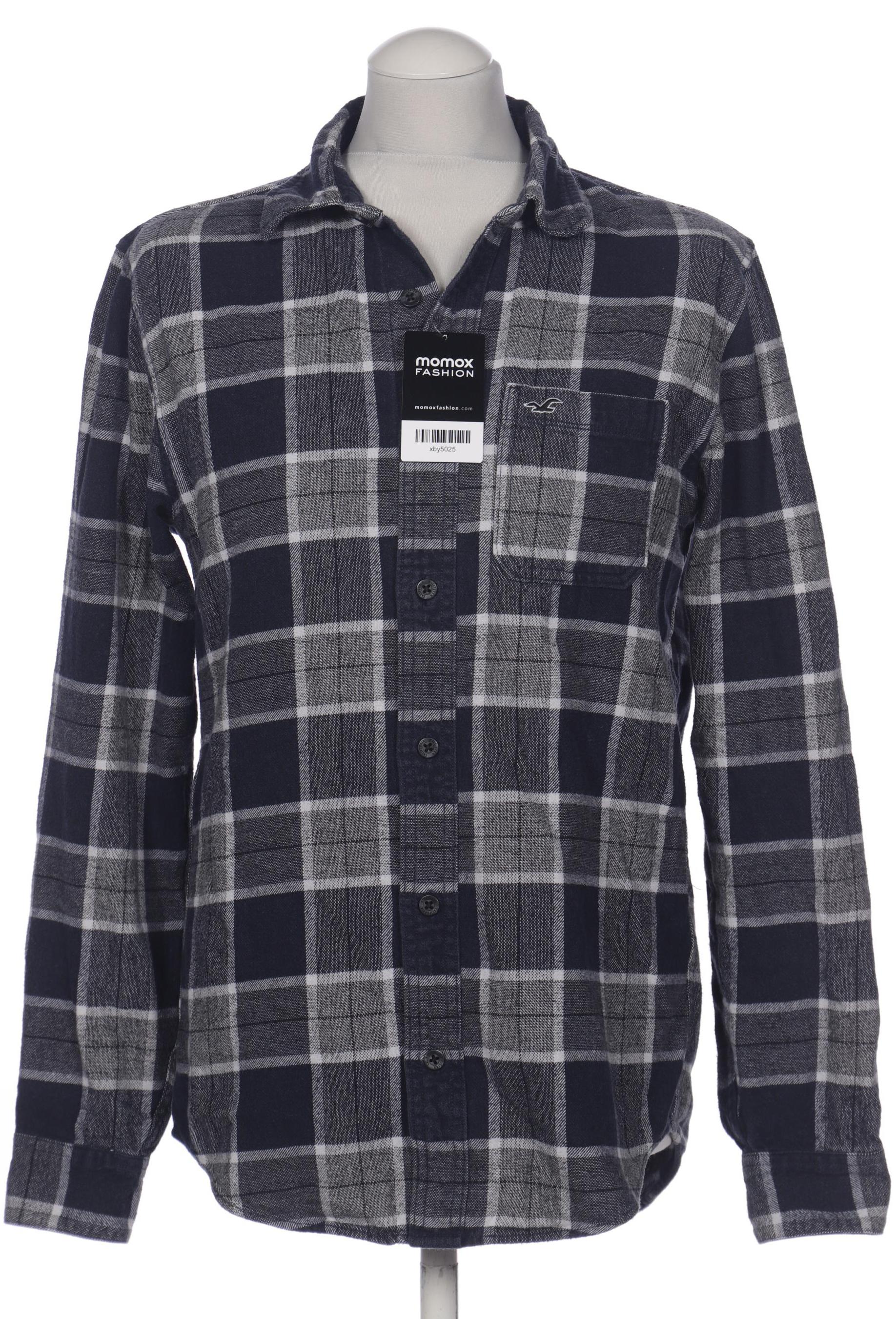 

Hollister Herren Hemd, marineblau, Gr. 48