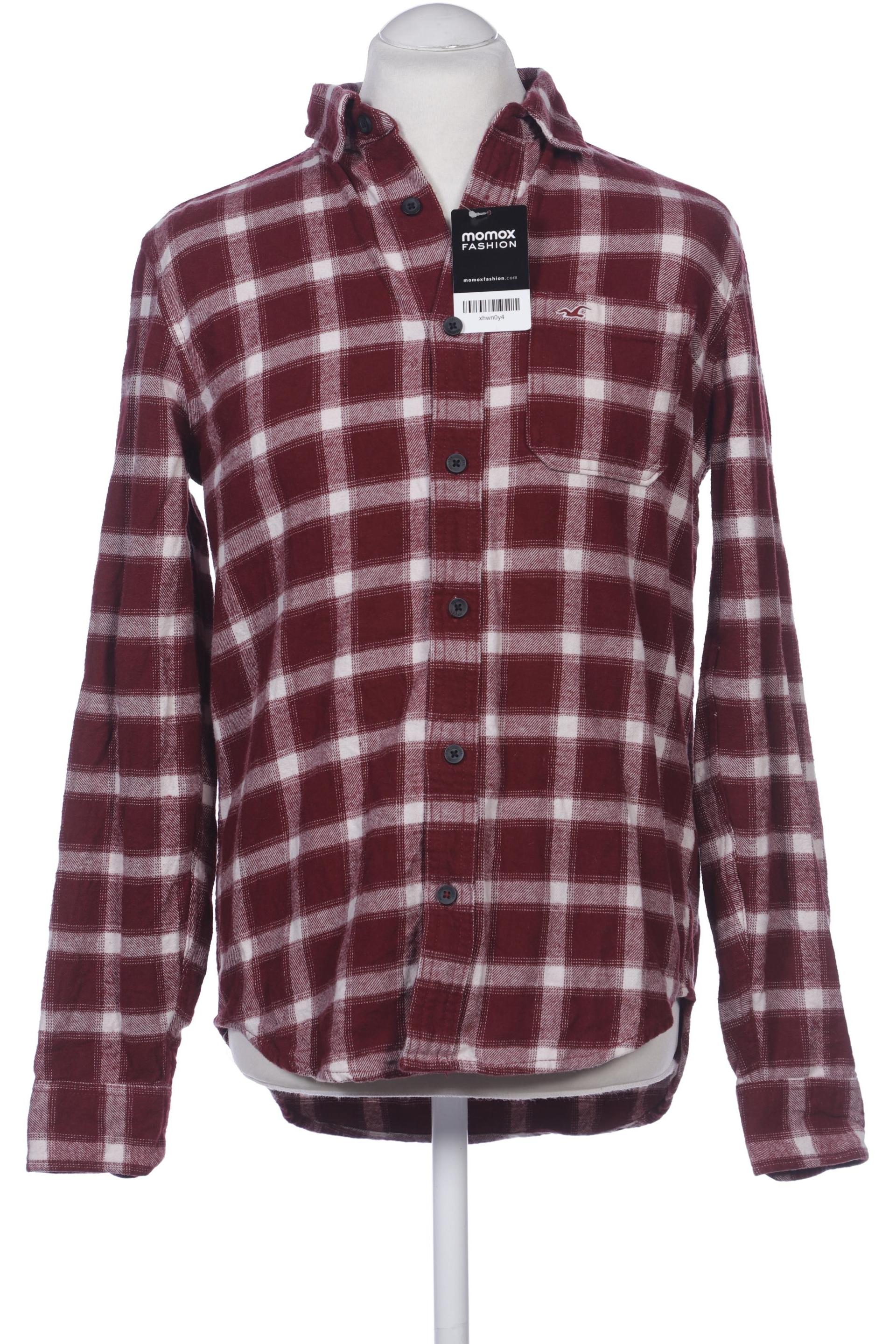 

Hollister Herren Hemd, bordeaux, Gr. 48