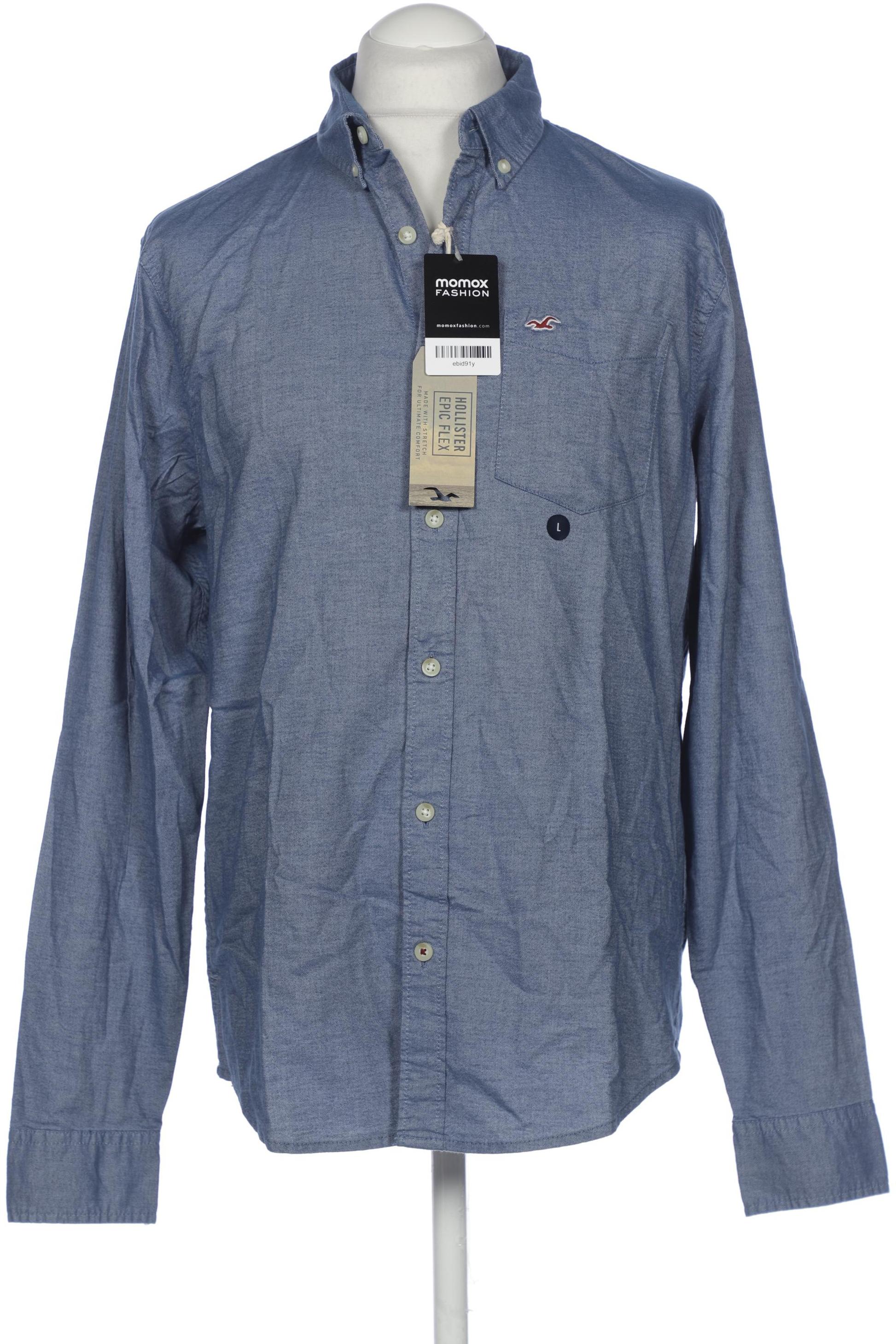 

Hollister Herren Hemd, blau, Gr. 52