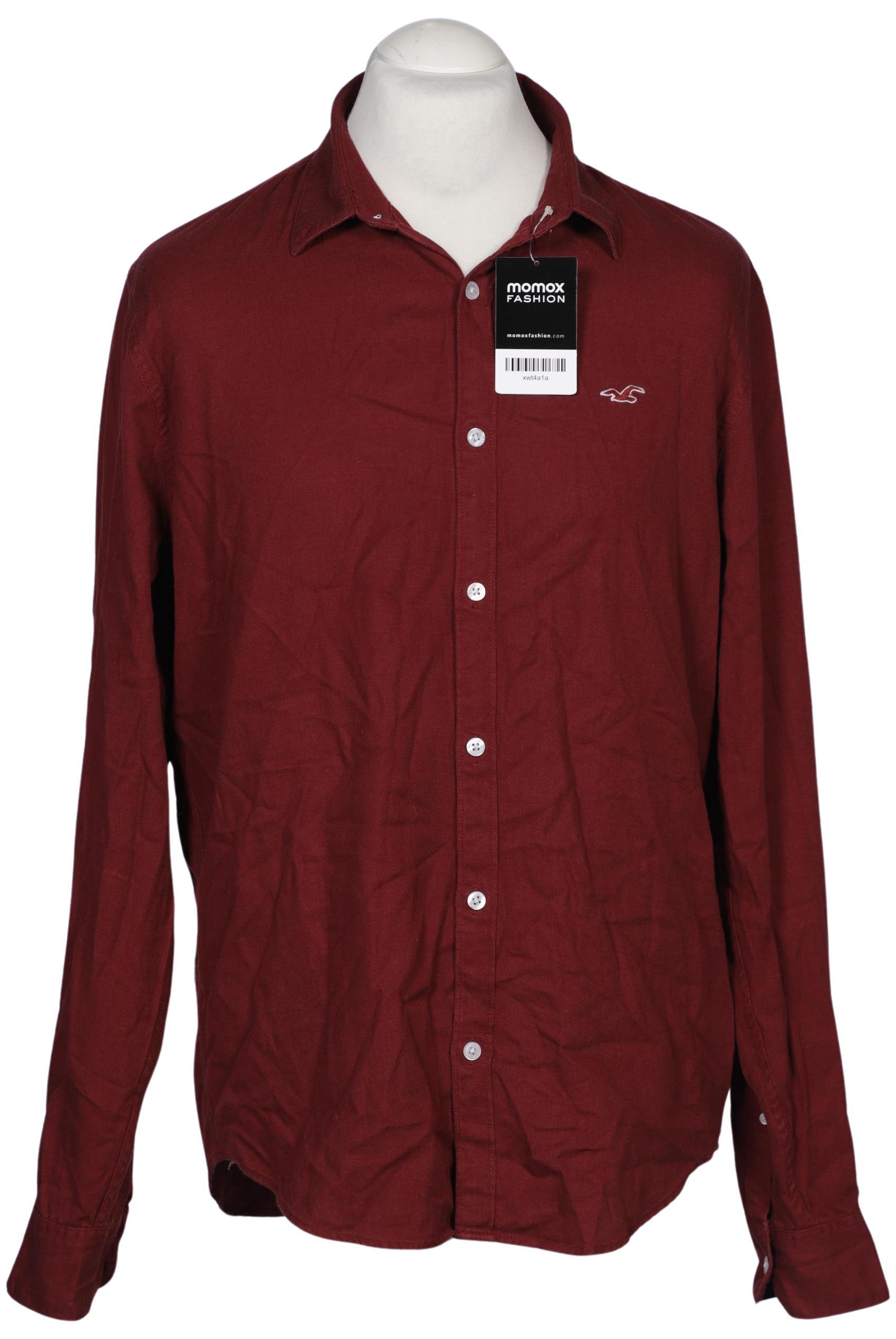 

Hollister Herren Hemd, bordeaux, Gr. 52