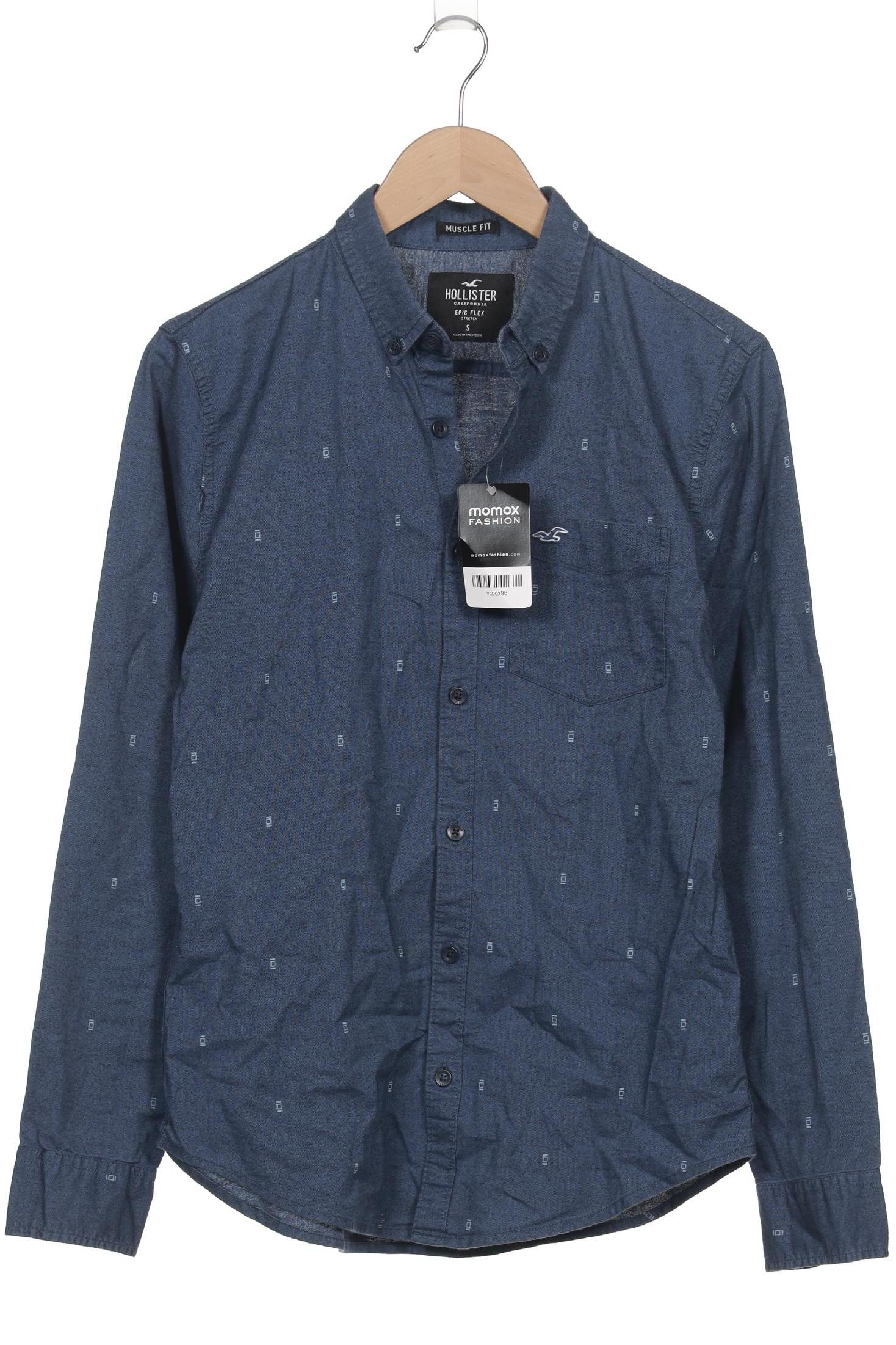 

Hollister Herren Hemd, marineblau, Gr. 46