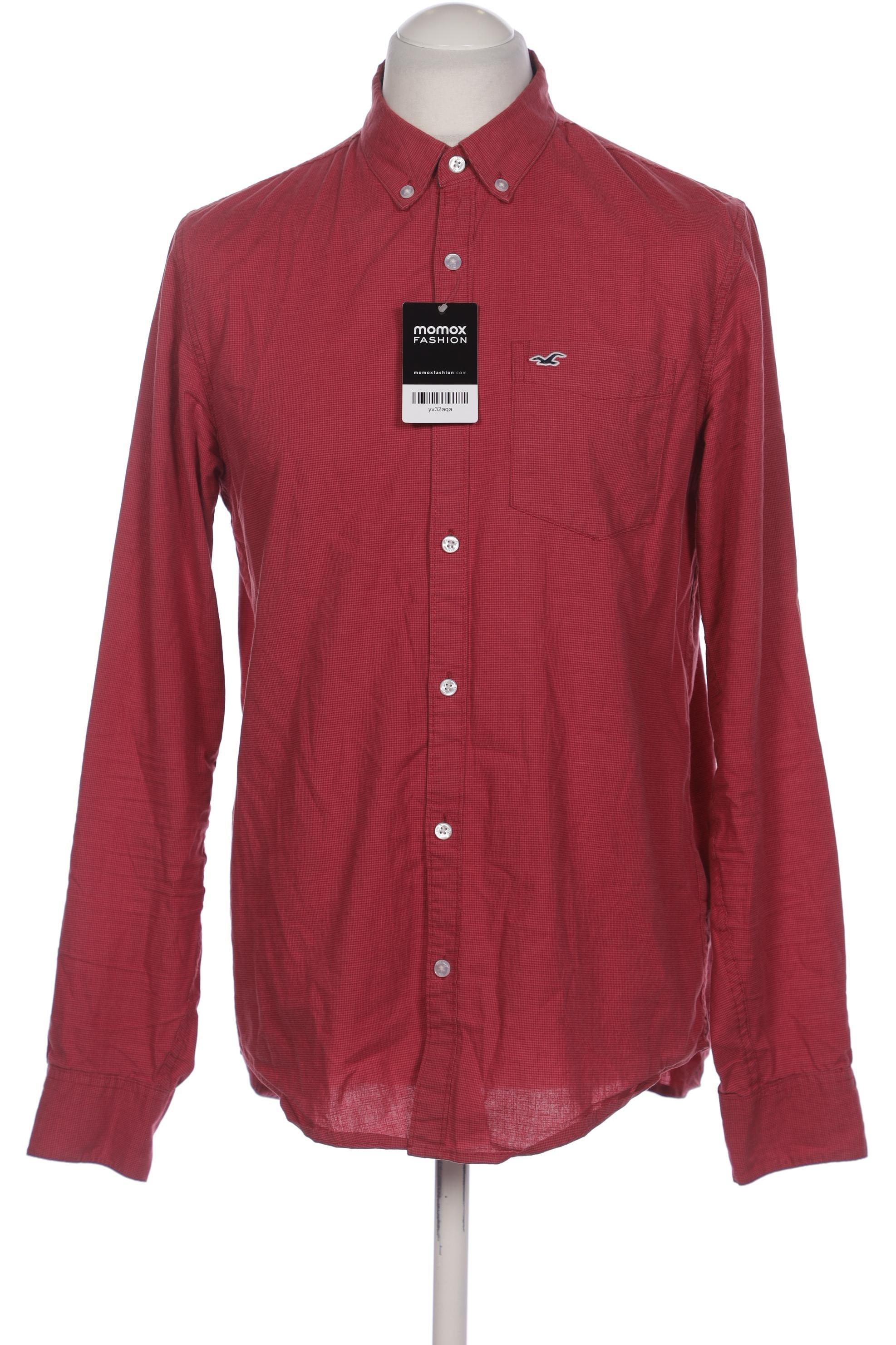 

Hollister Herren Hemd, bordeaux, Gr. 48