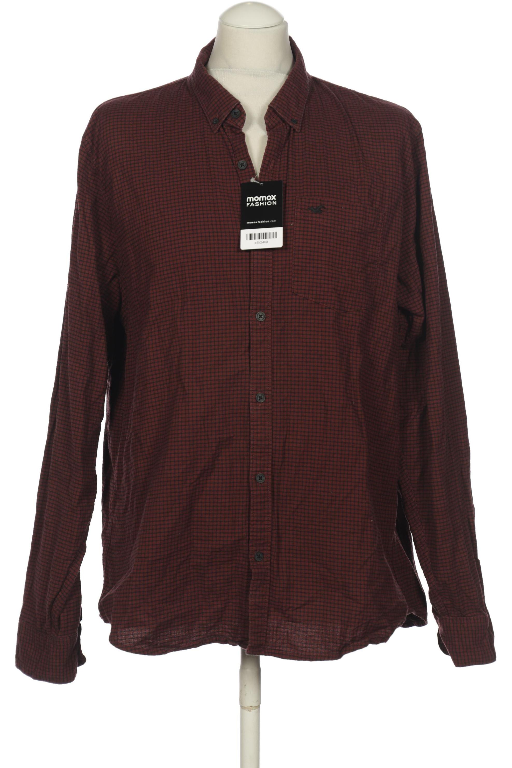 

Hollister Herren Hemd, bordeaux